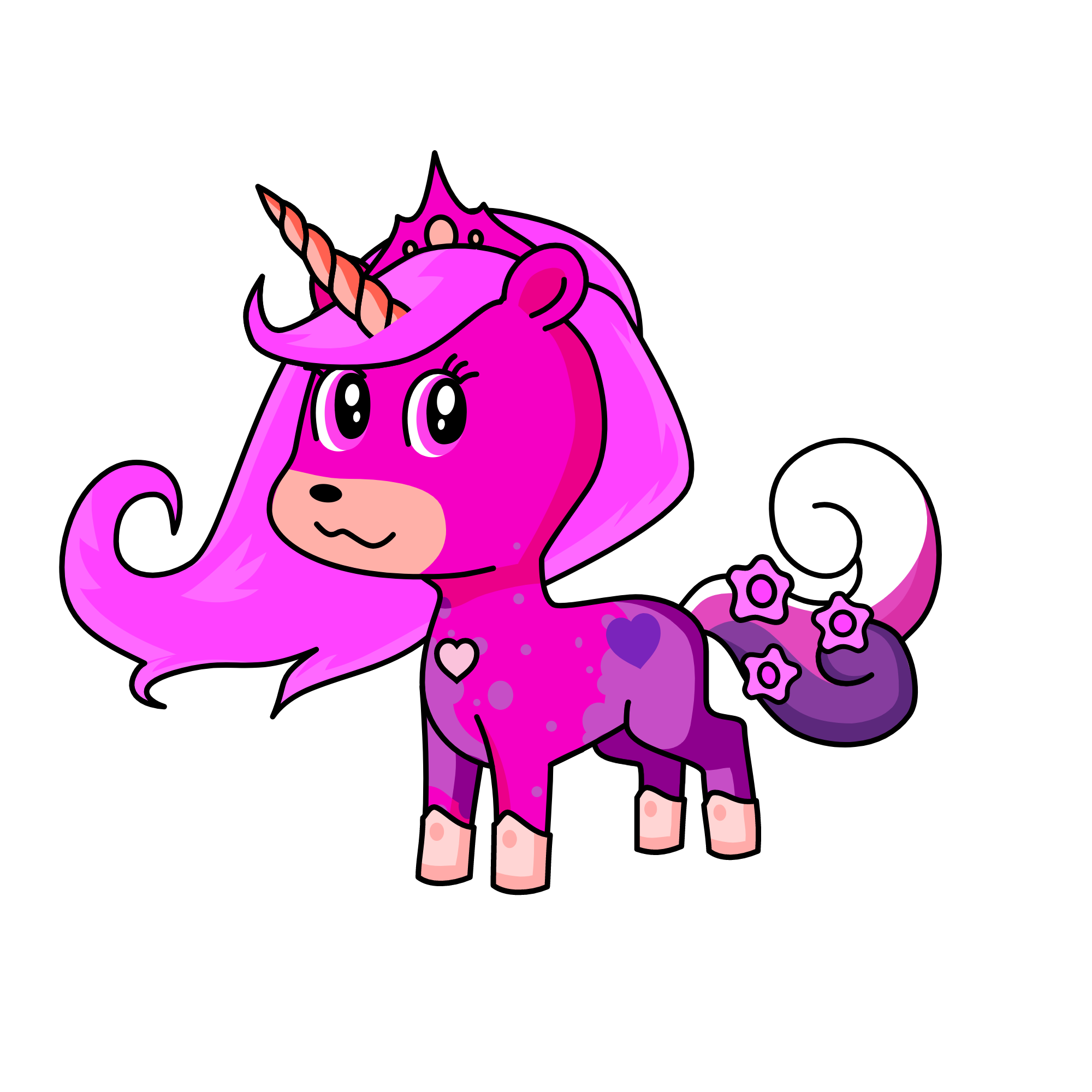 prinsiss sporkil gurl, the unicorn