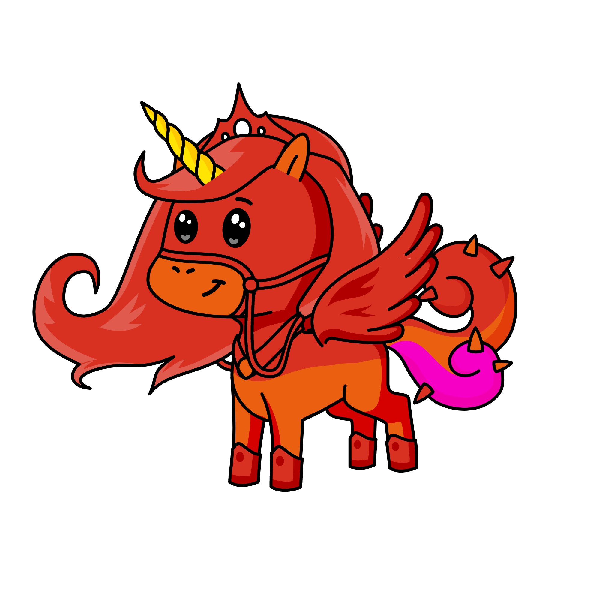 Fire, the unicorn