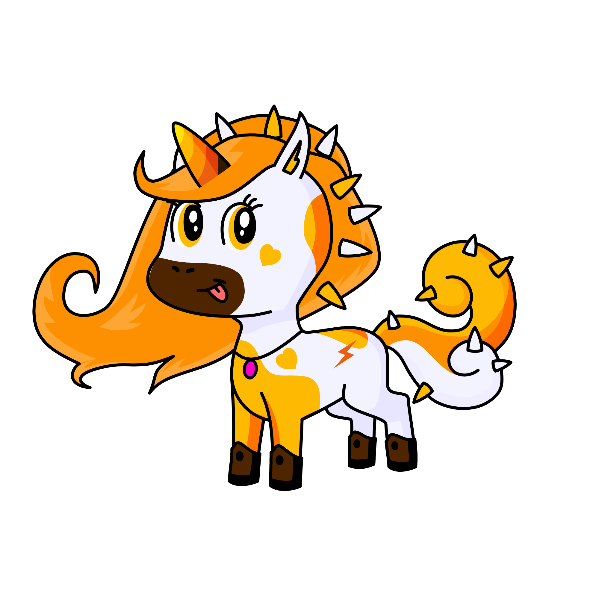 Candy Corn, the unicorn