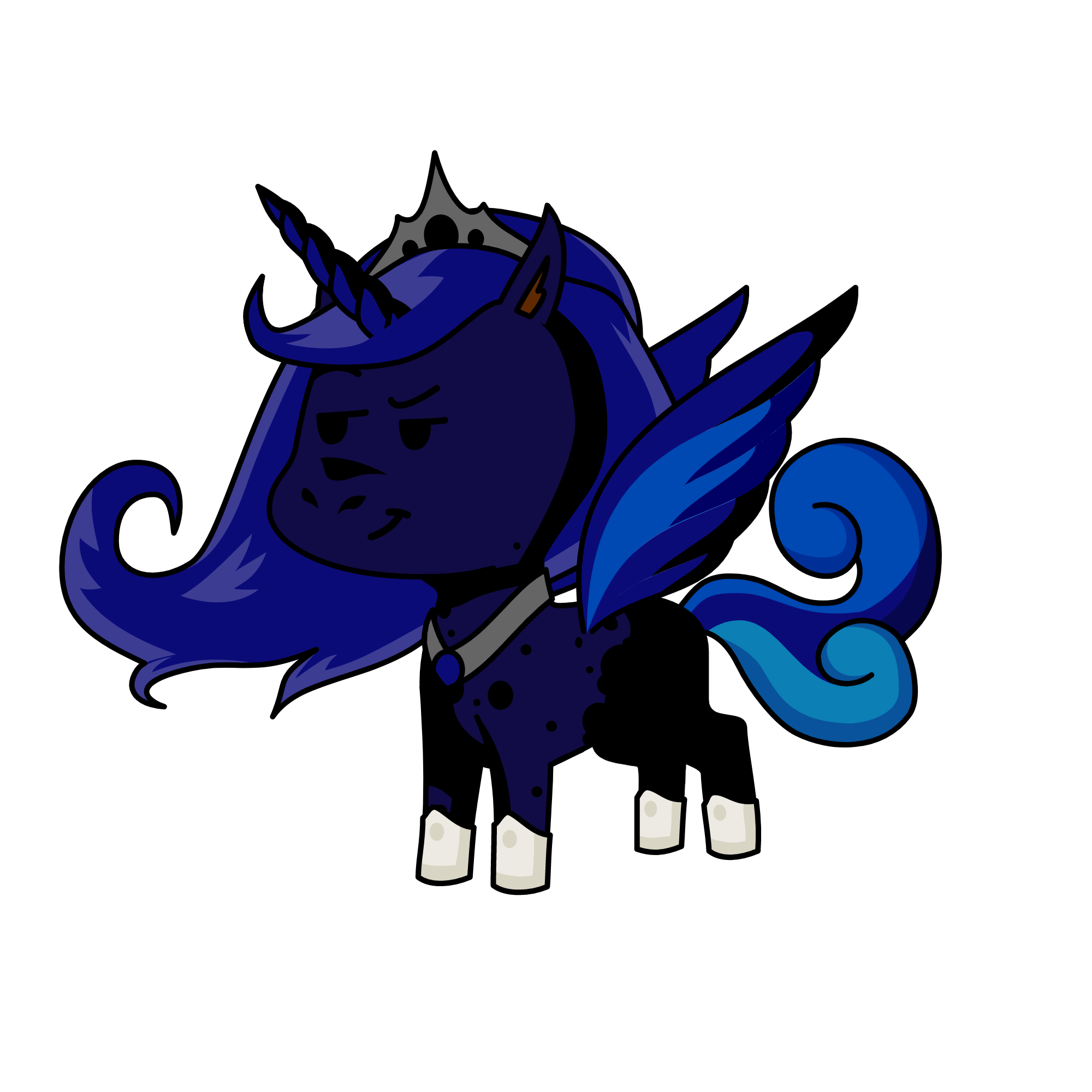 Nightmare Moon, the unicorn