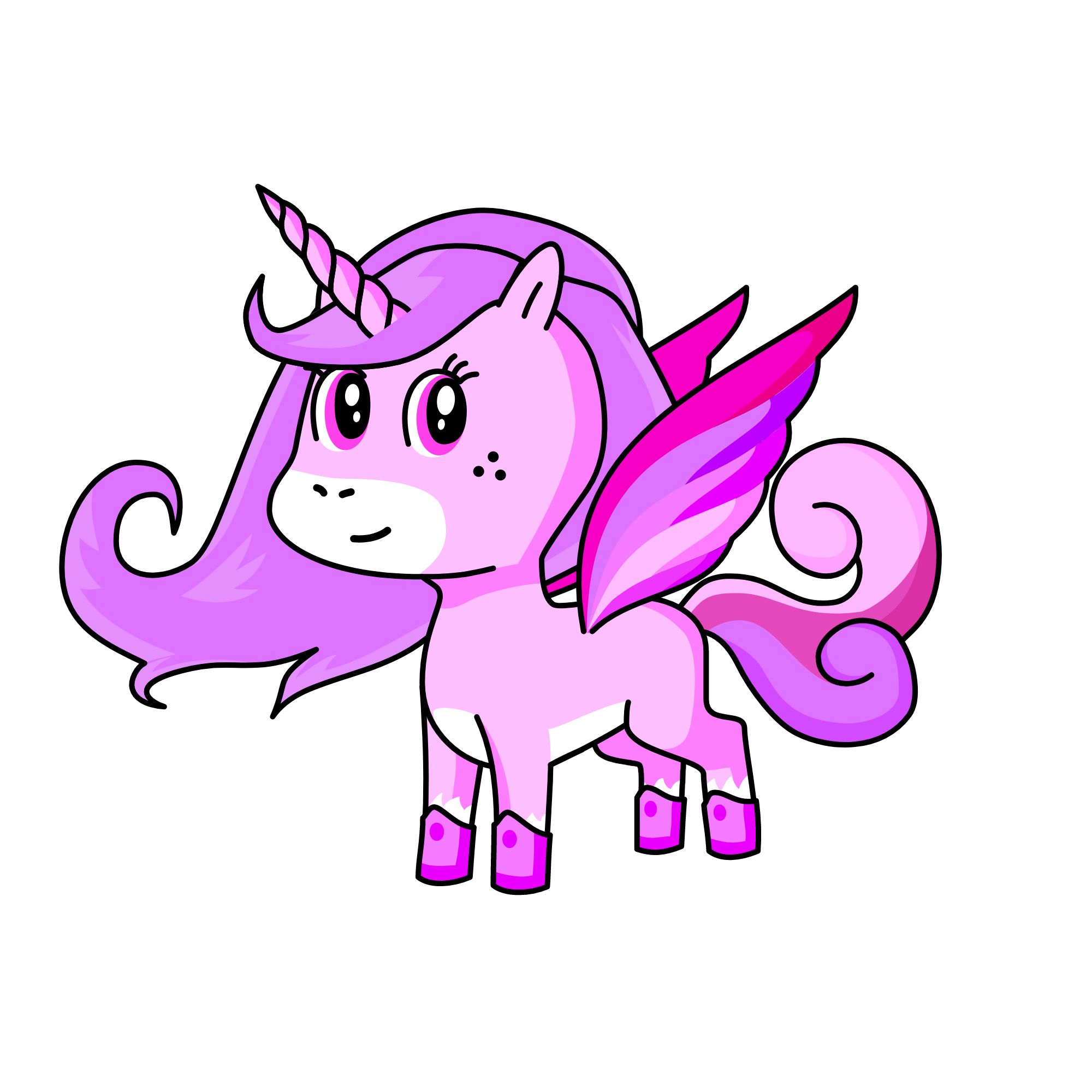 Princess Pinky, the unicorn