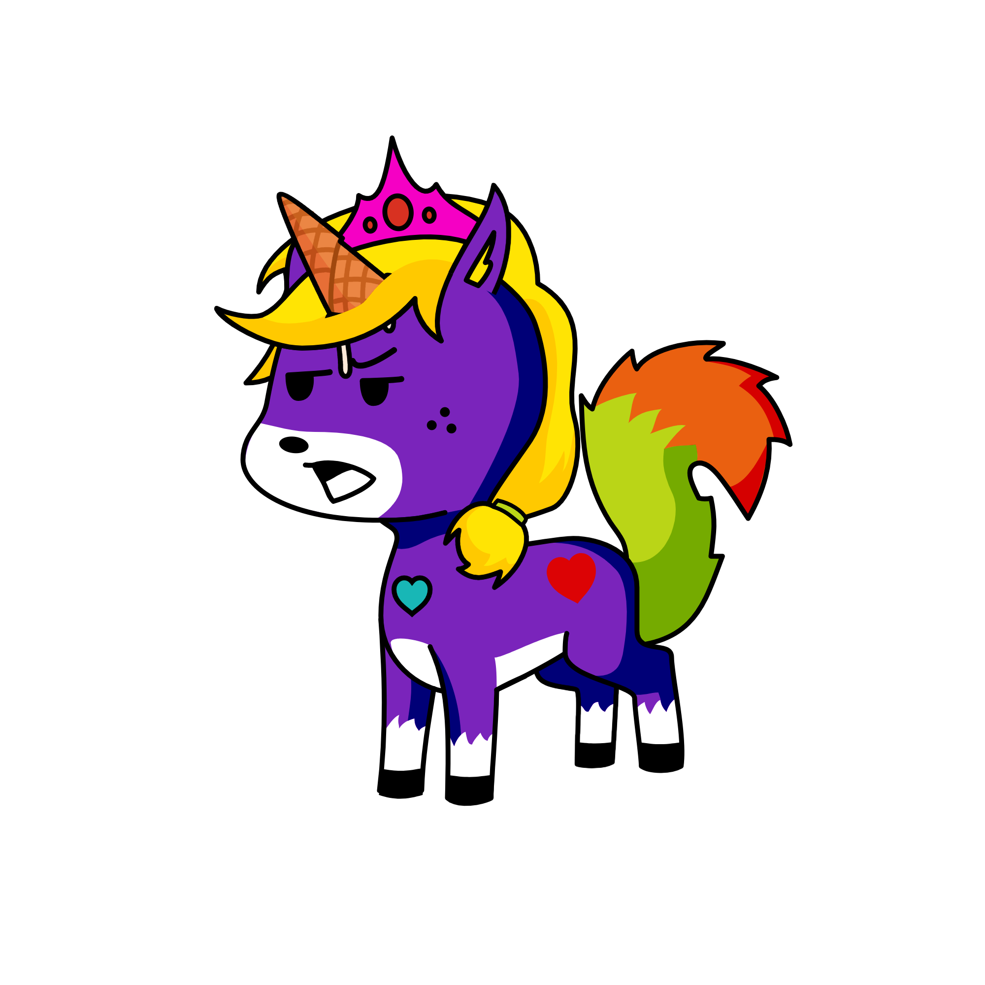 uhjnunj, the unicorn