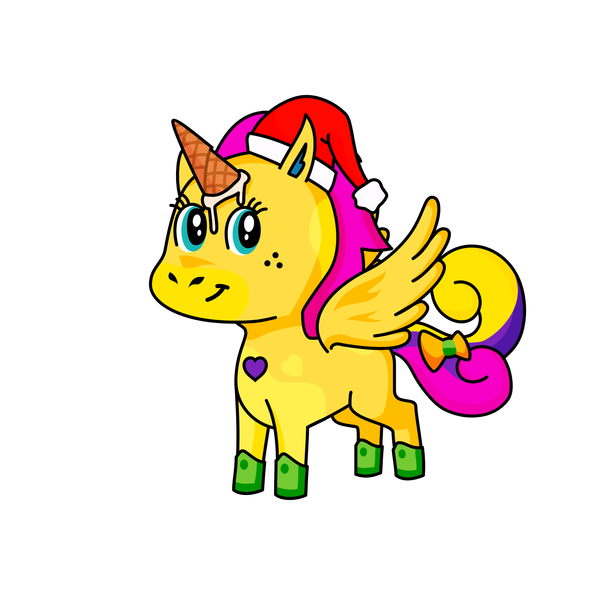 ICECREAM CHRISMAS, the unicorn
