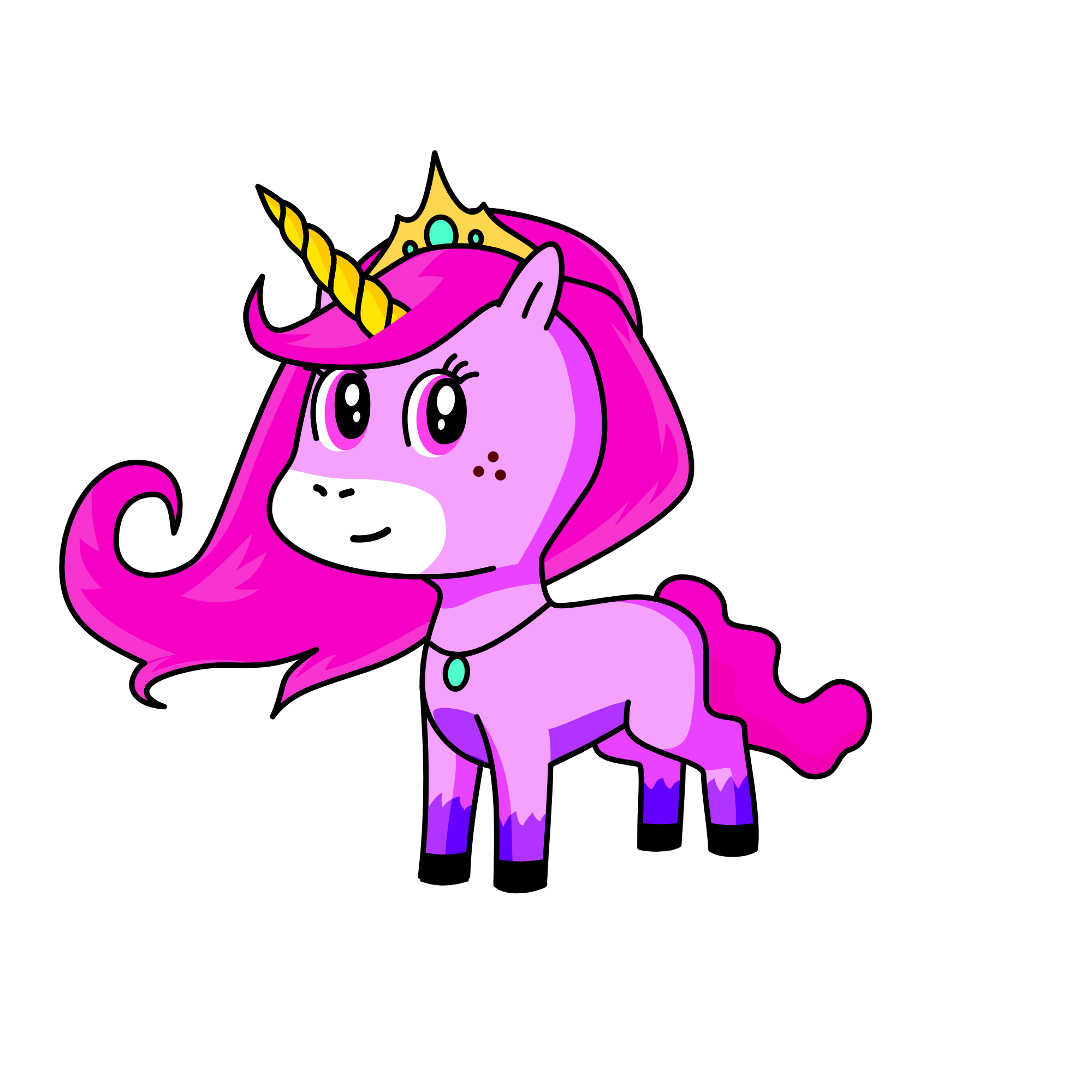 Lilac, the unicorn