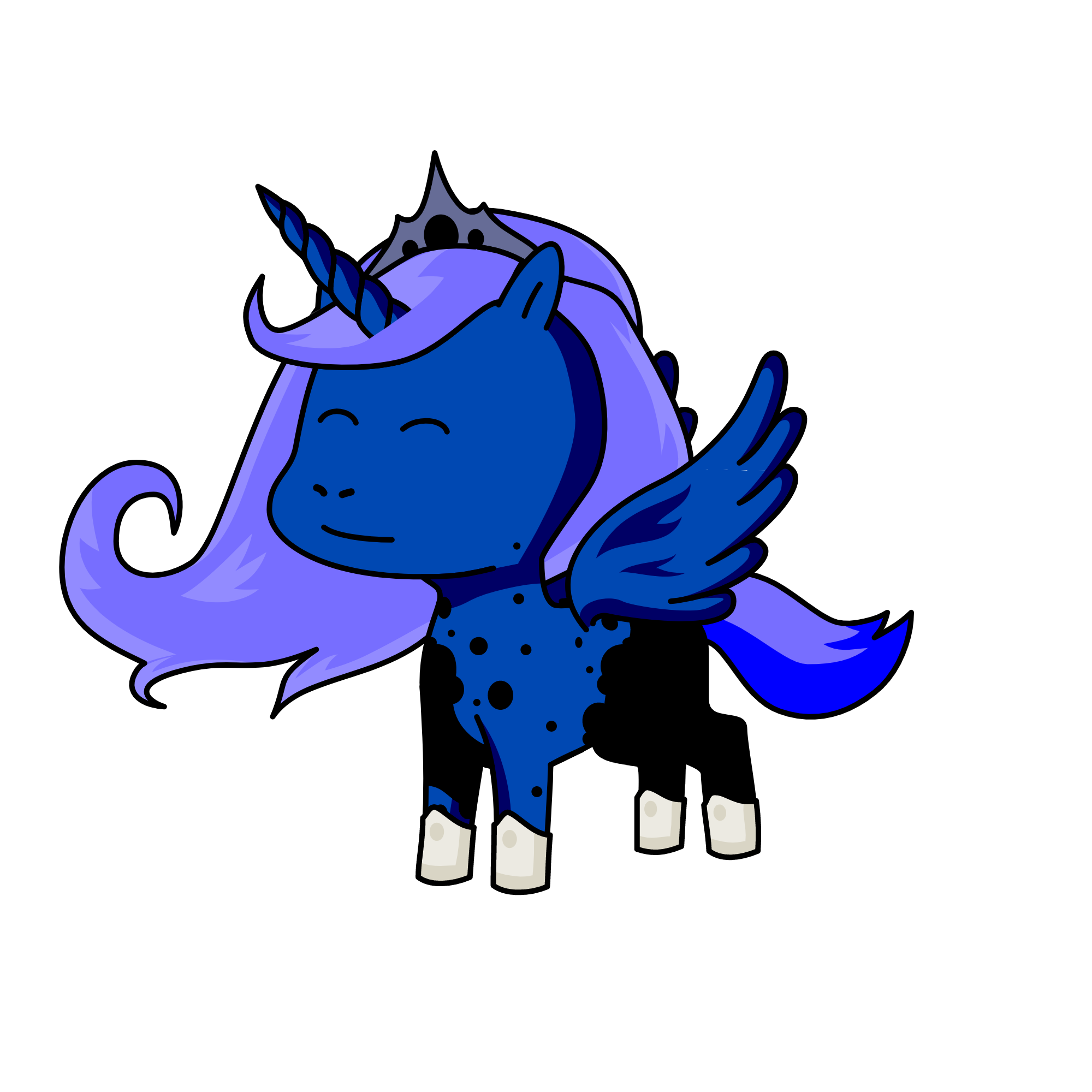Princess Luna, the unicorn