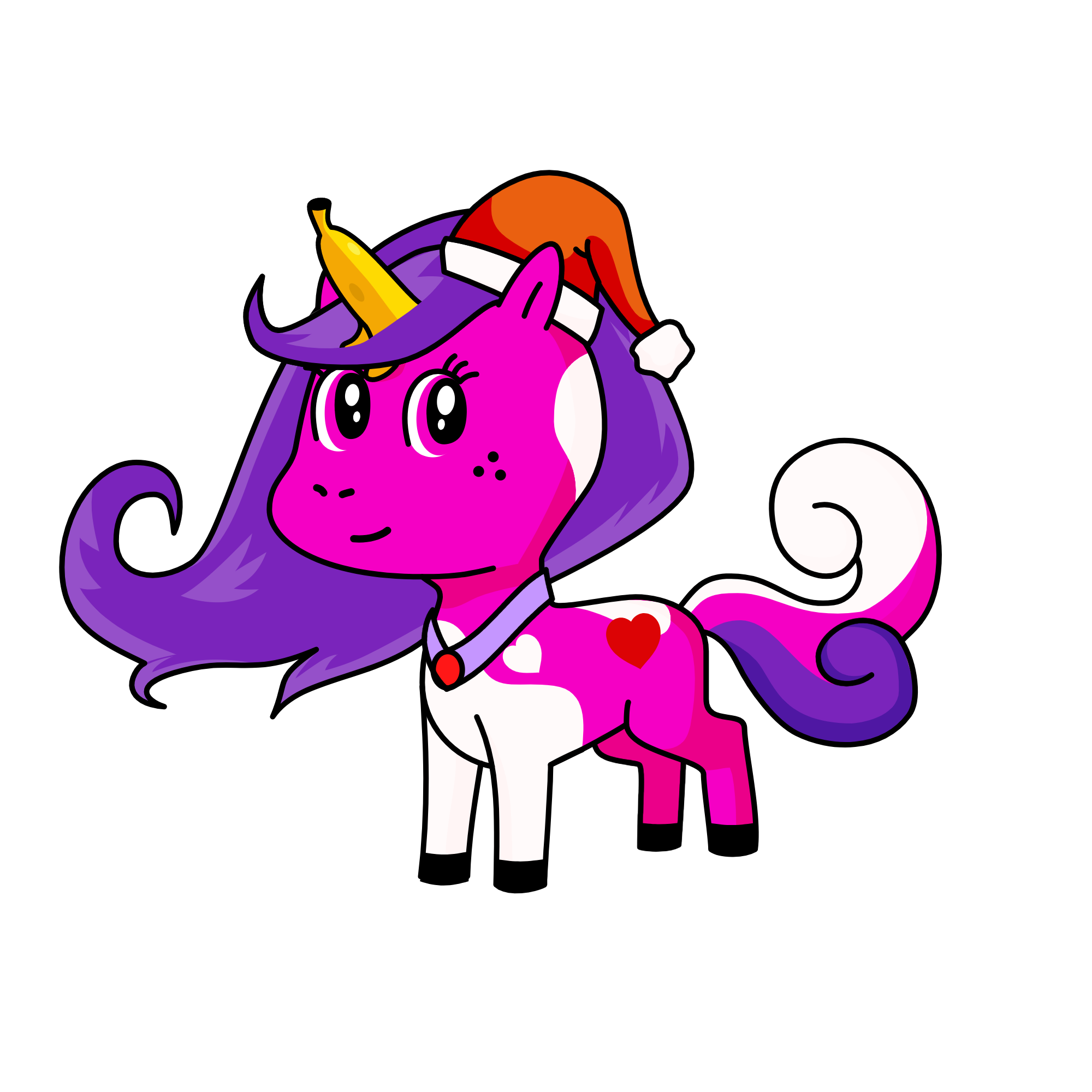 merry christmas to all, the unicorn