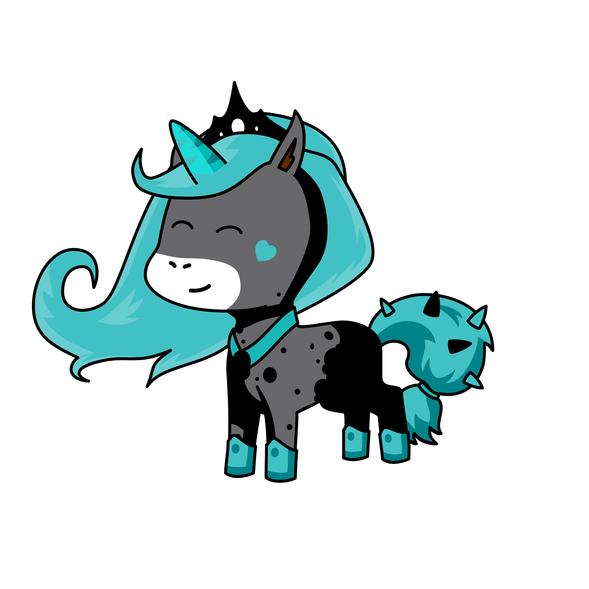 Moony, the unicorn