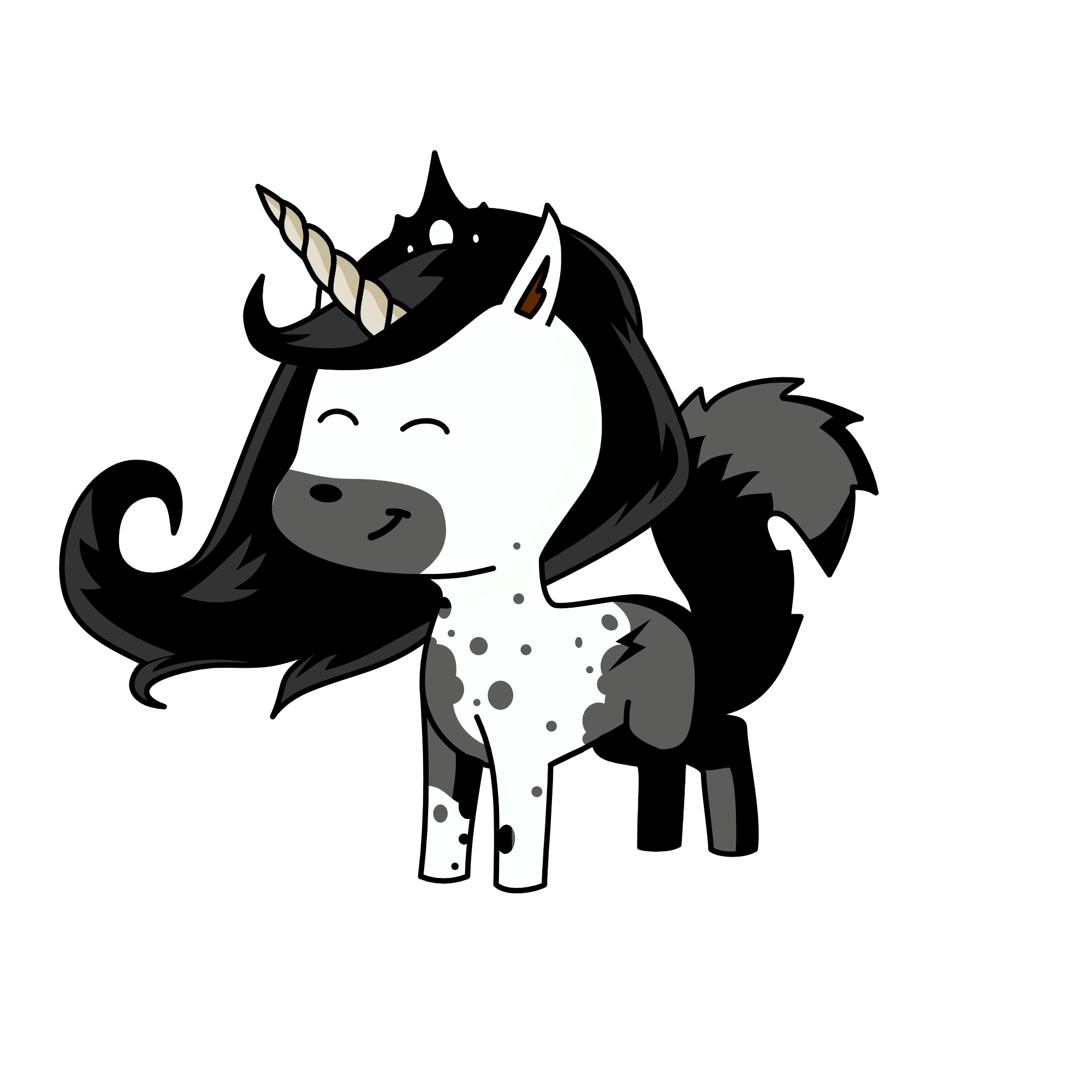 Princess Black, the unicorn