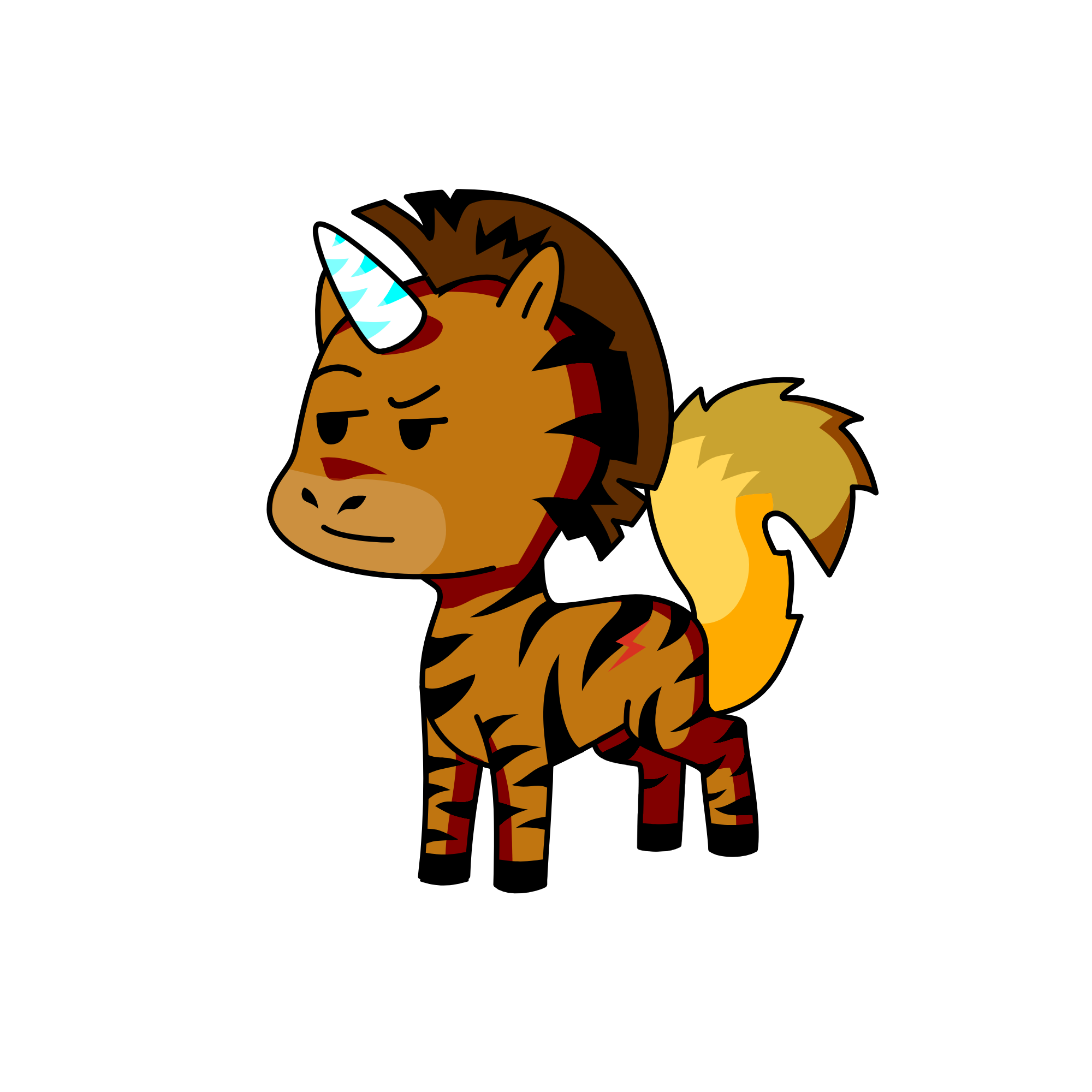 Spike, the unicorn