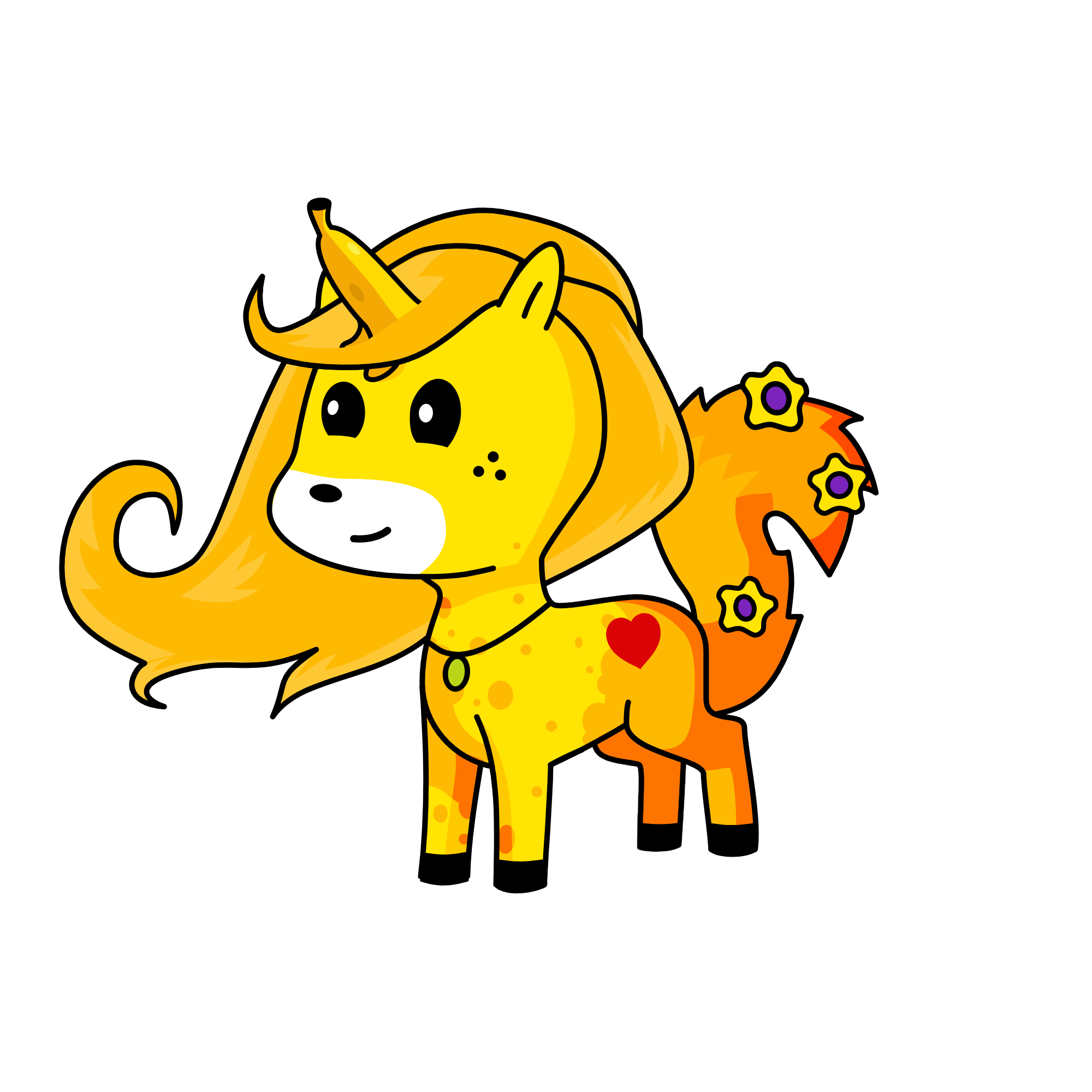 Banana, the unicorn