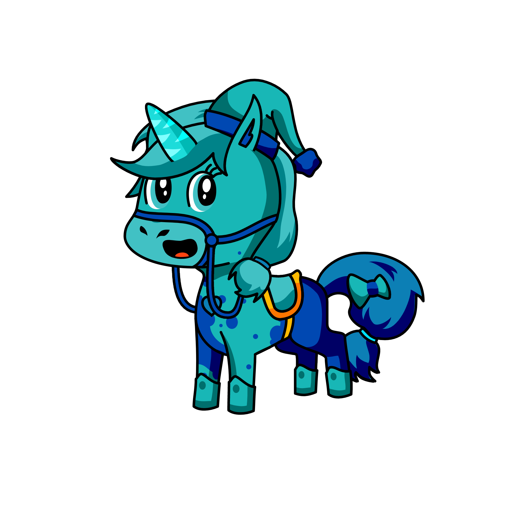 dam that blue, the unicorn