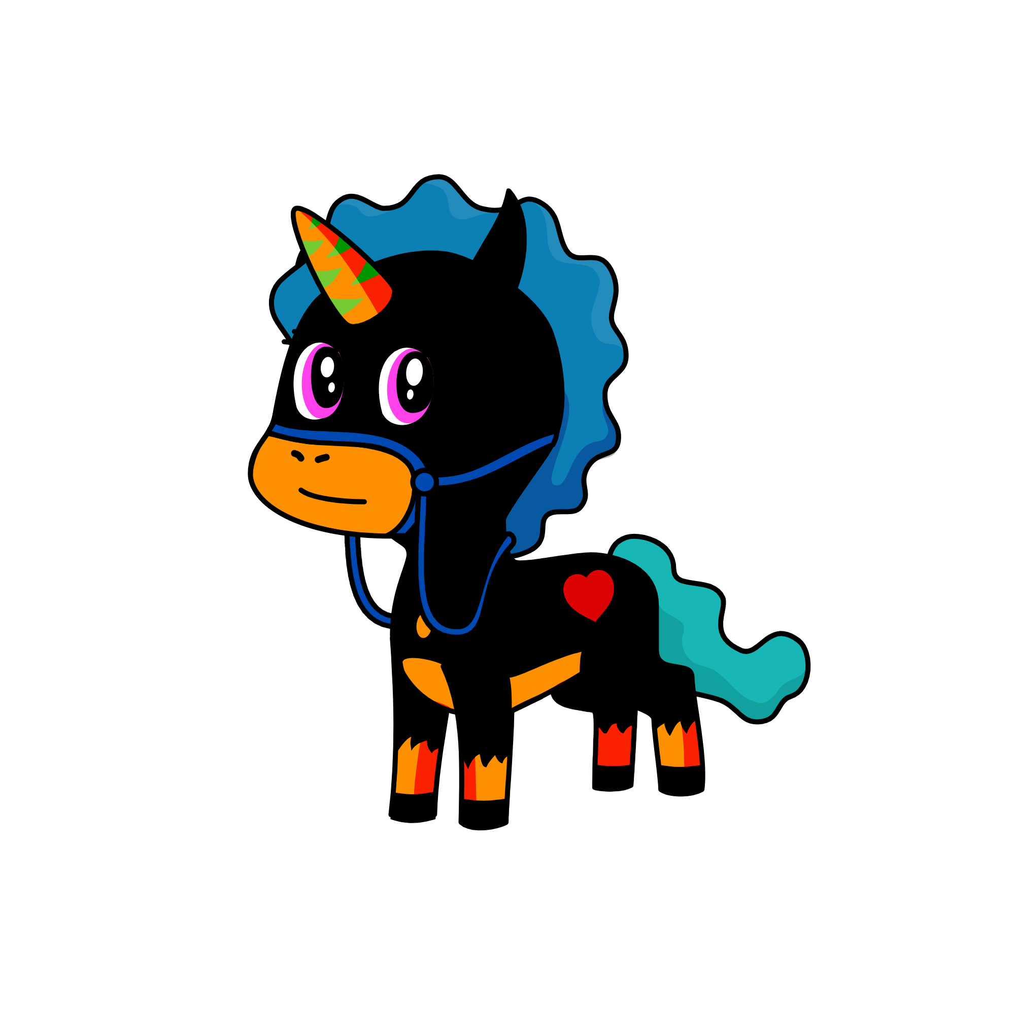 goofy, the unicorn