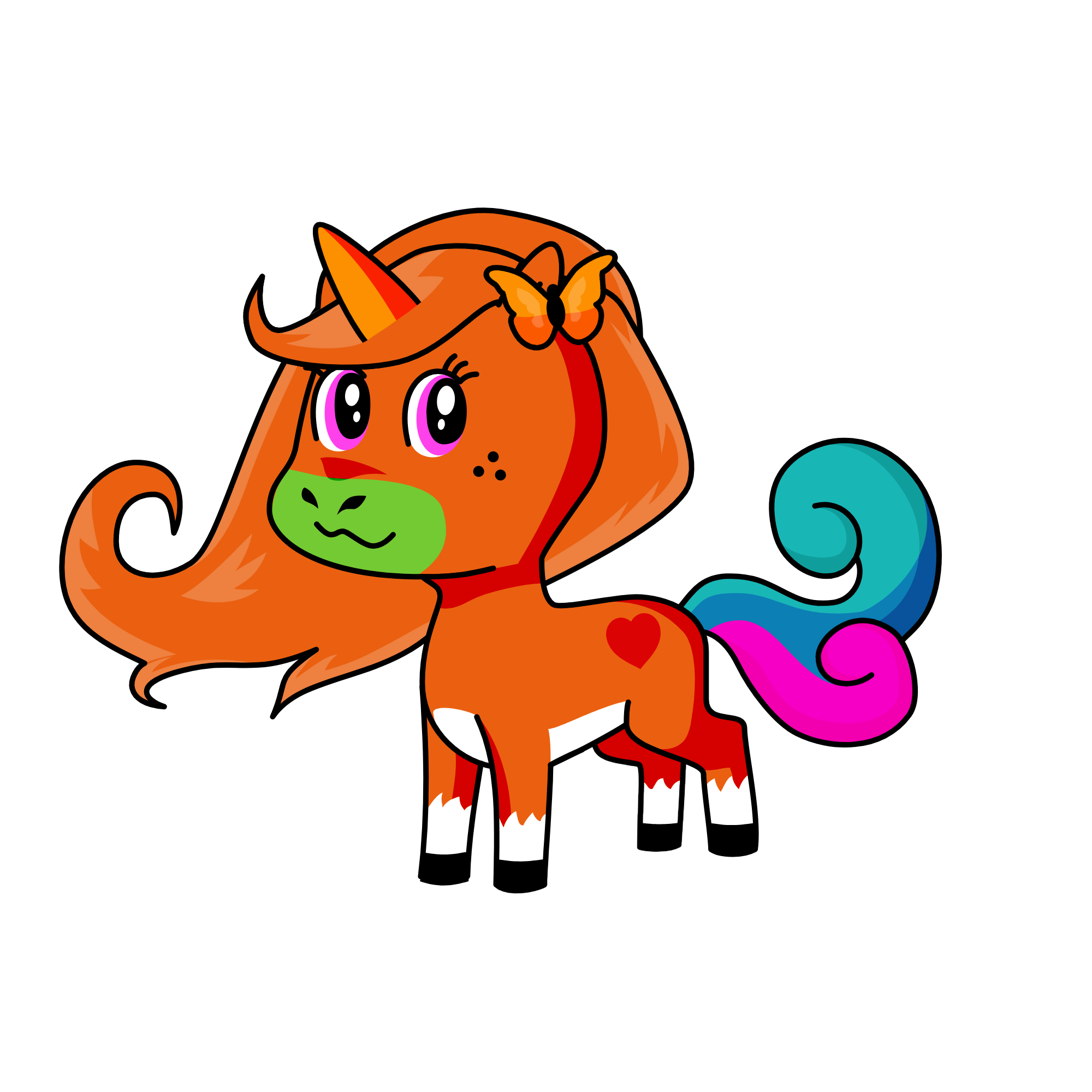 oringerubyellsaprim, the unicorn