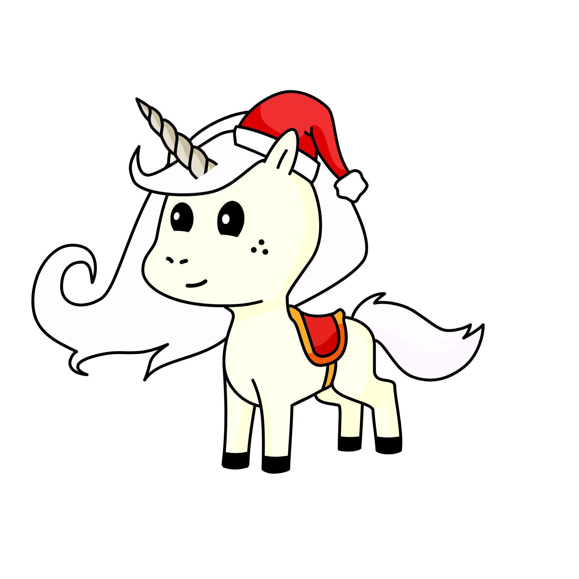 snowy, the unicorn