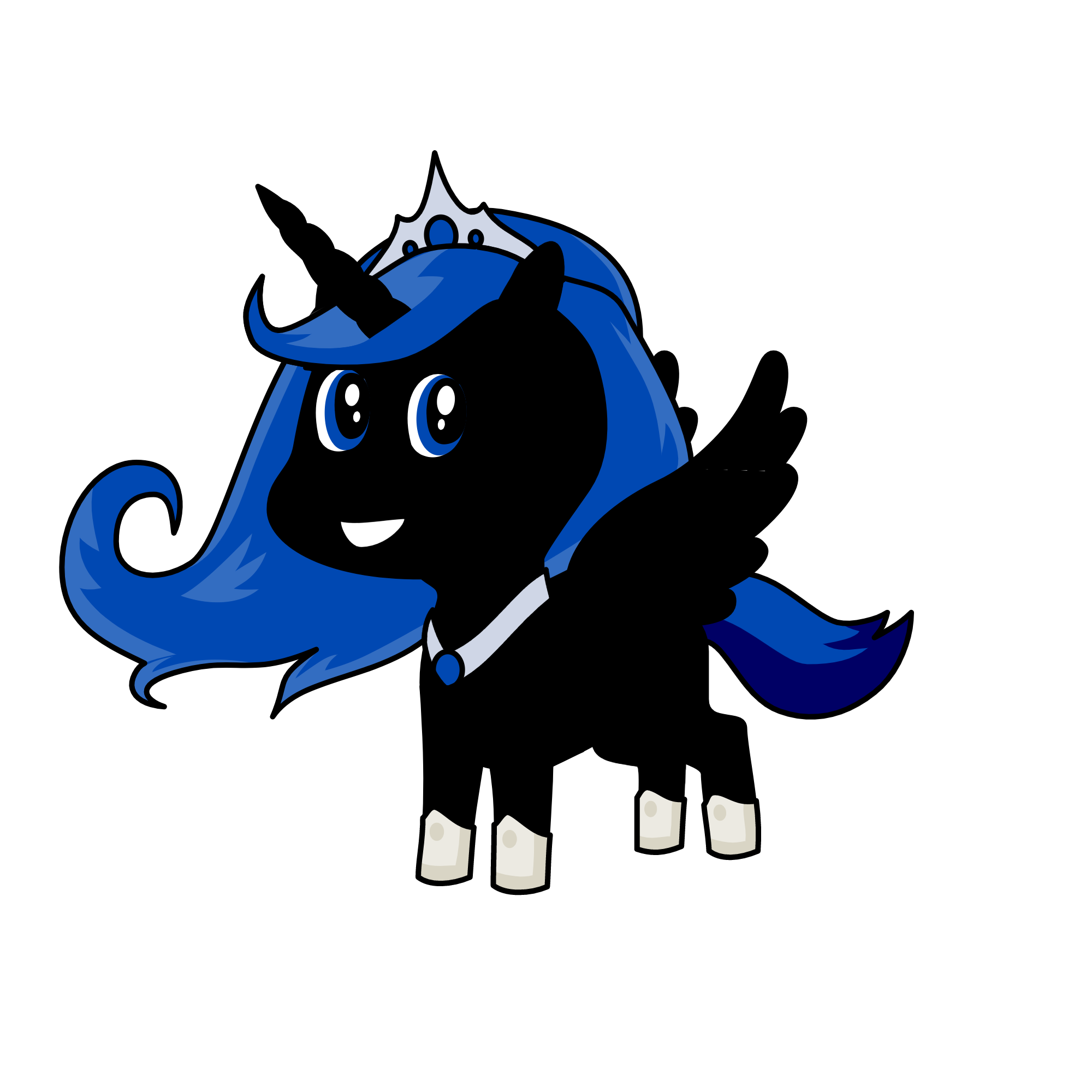 Queen Clearsight, the unicorn