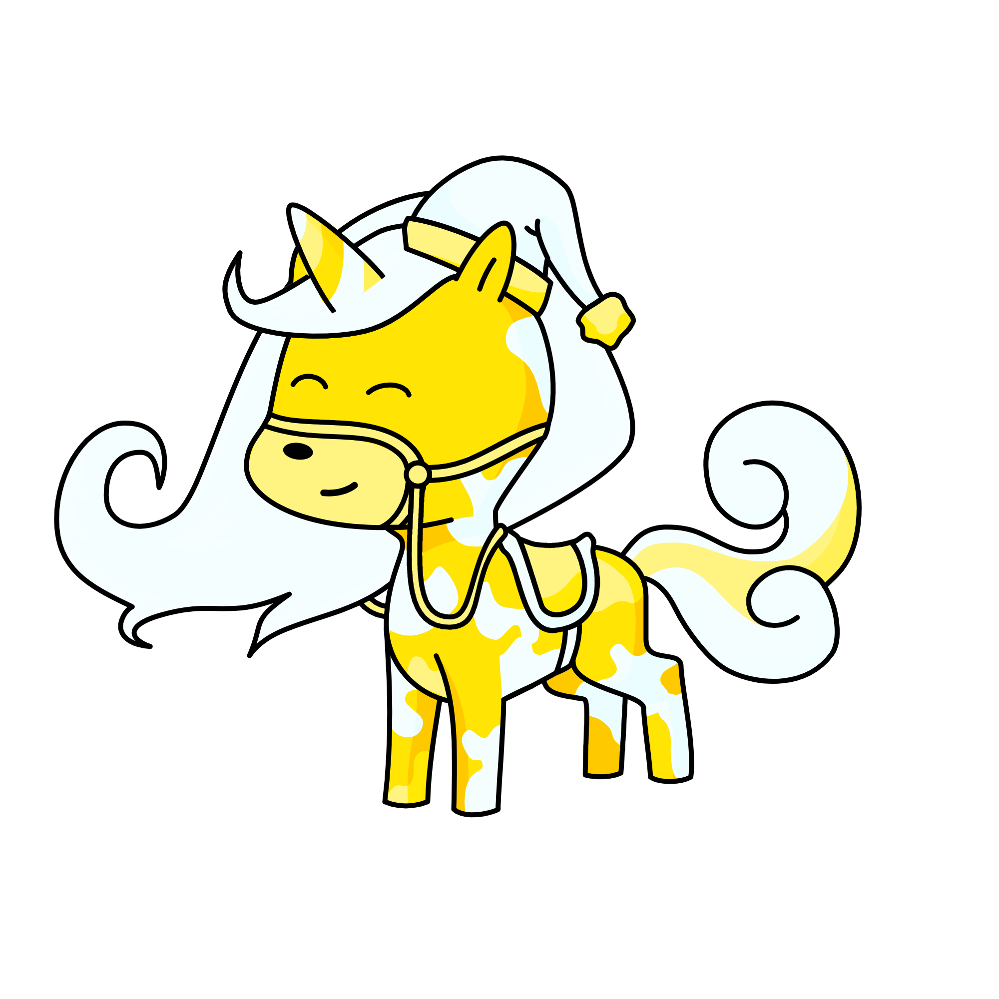 cream, the unicorn