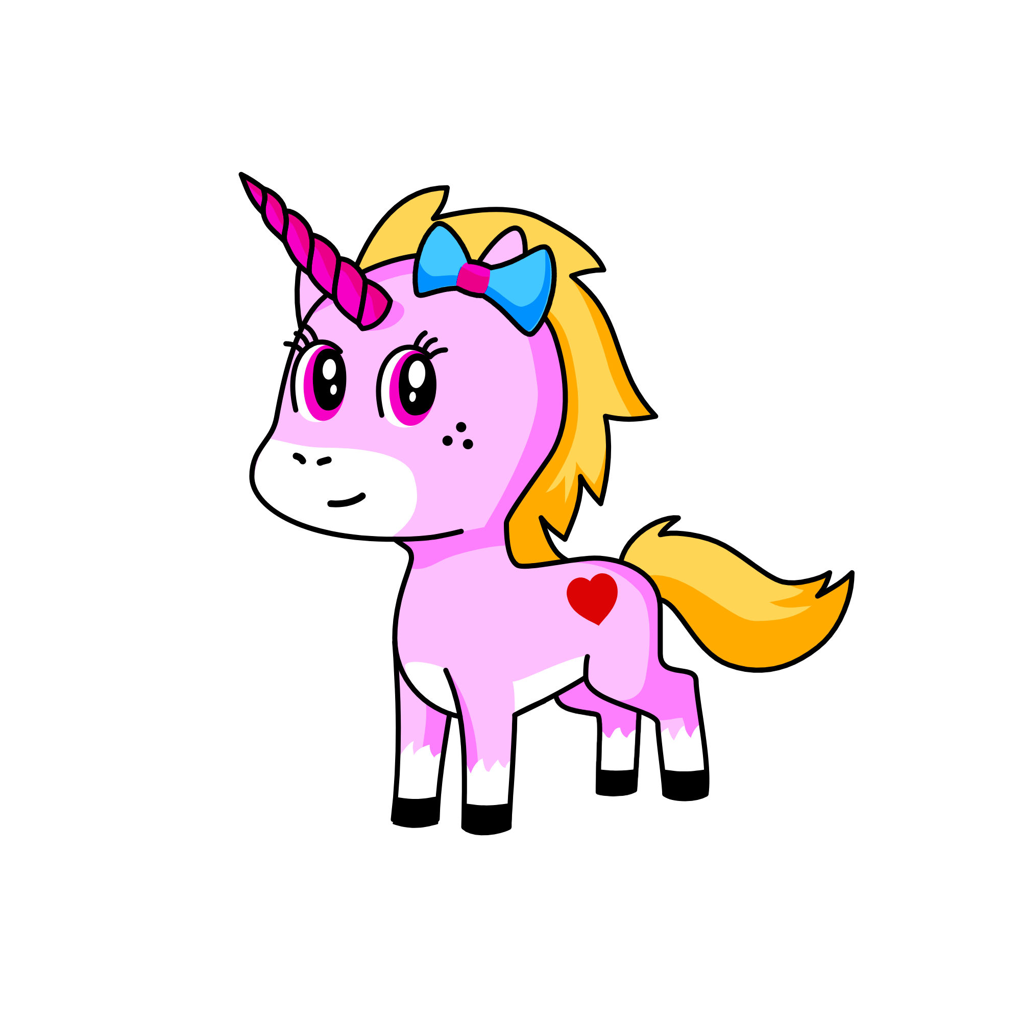 pinky, the unicorn