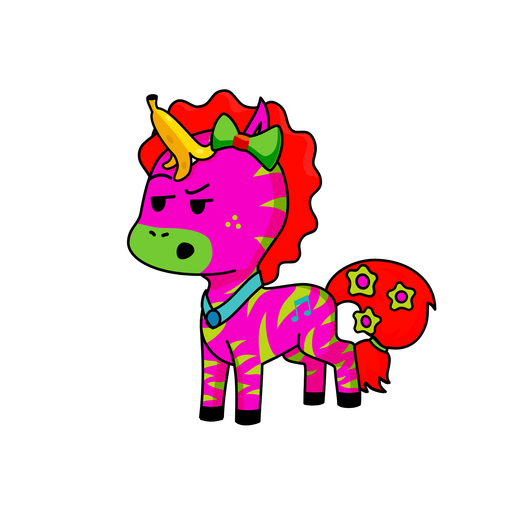 Weird, the unicorn