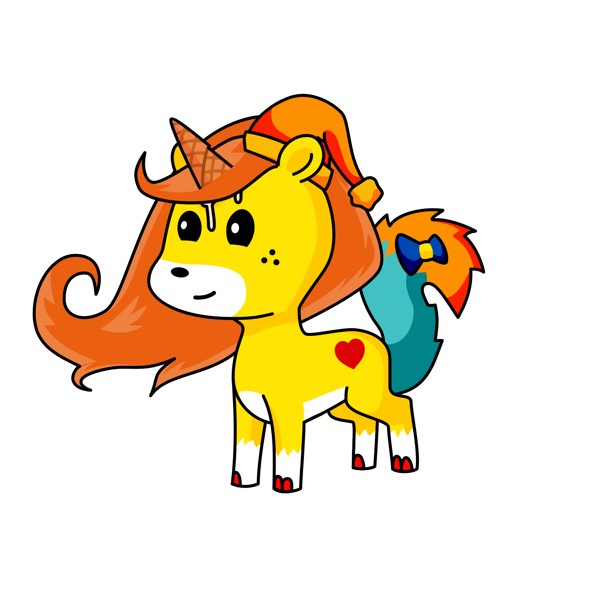 Cream, the unicorn