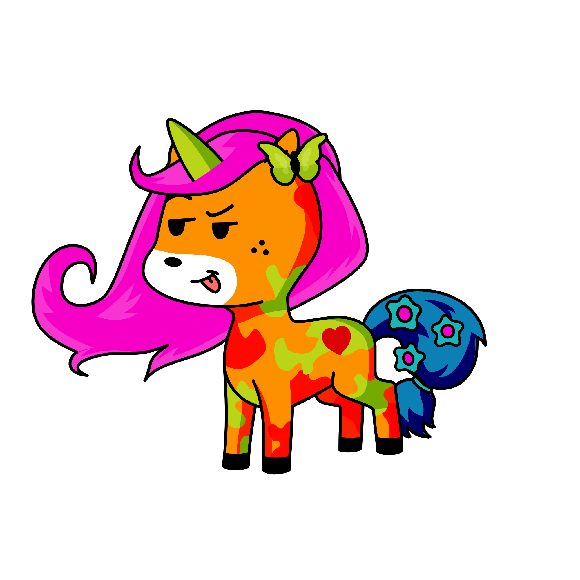 Sass Queen, the unicorn