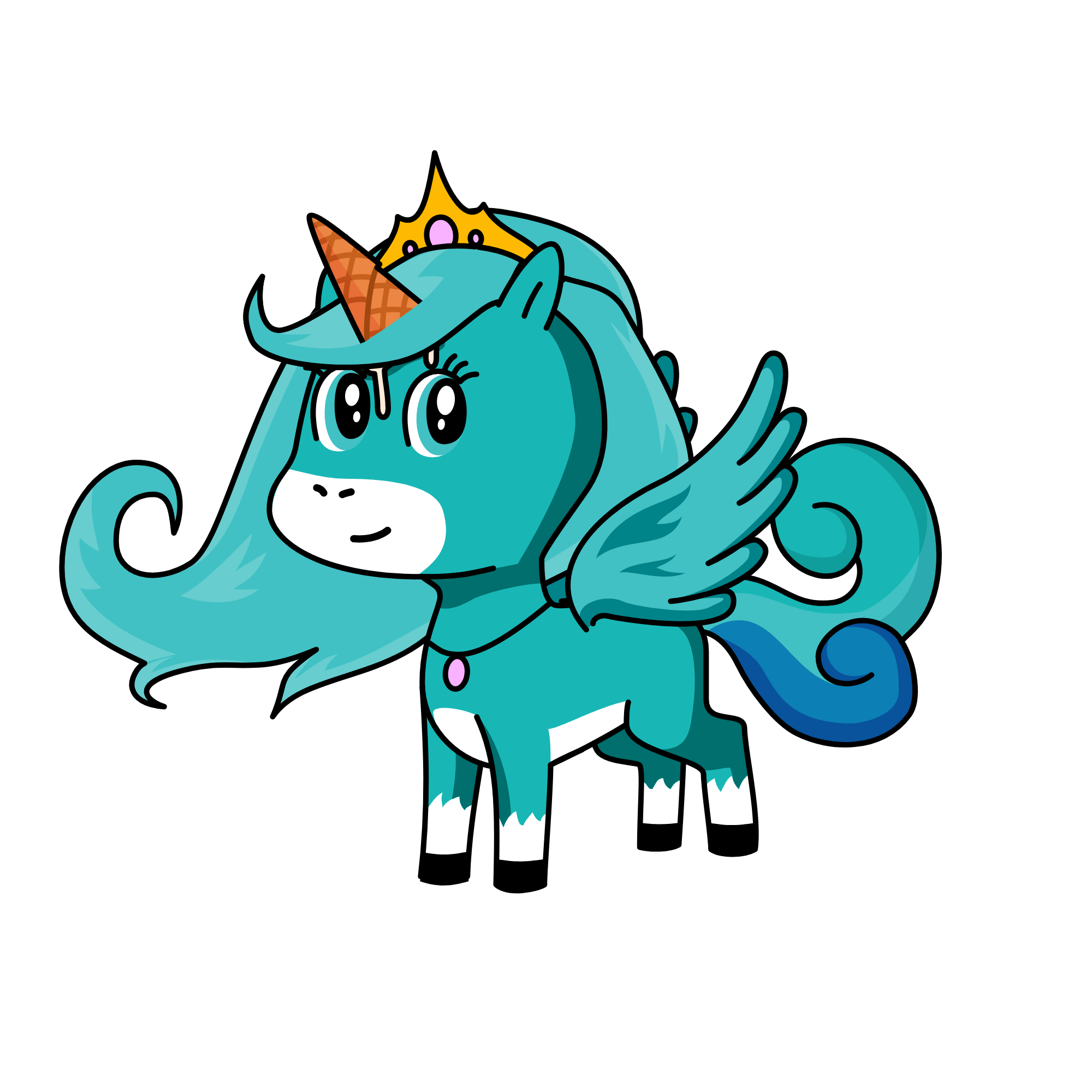 copo de nieve , the unicorn