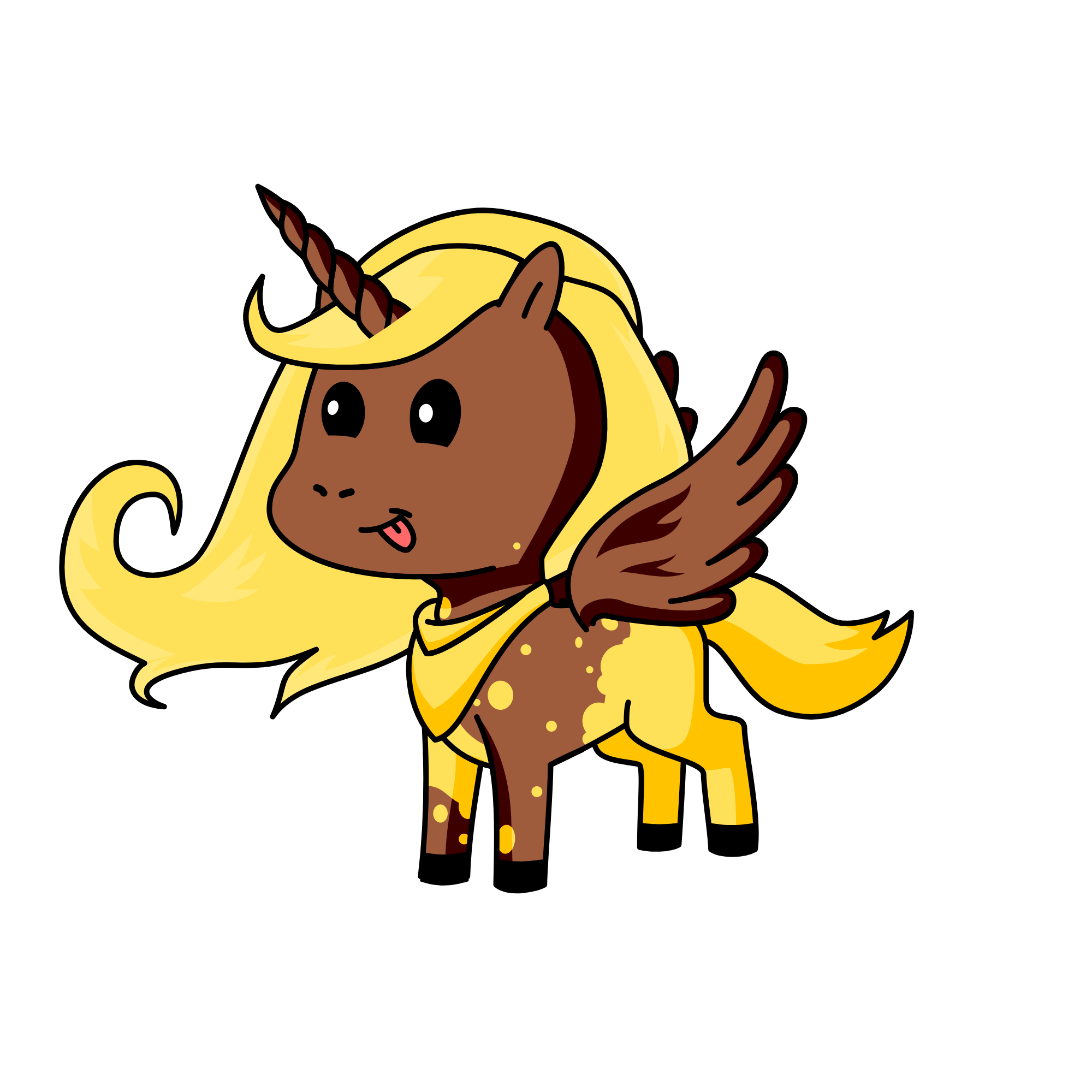 Butterscotch, the unicorn