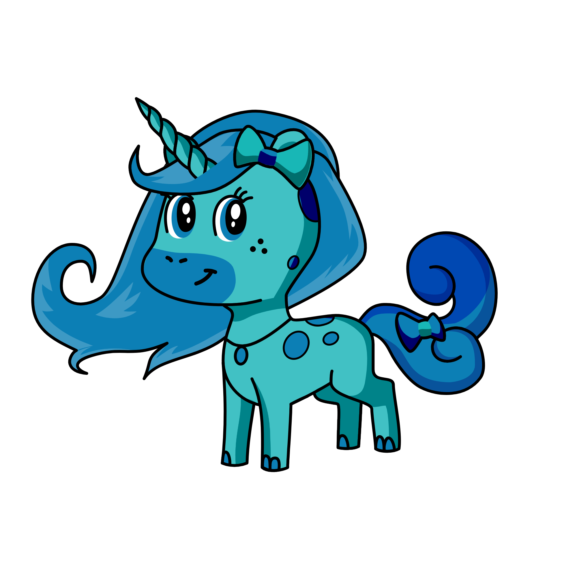 aqua, the unicorn