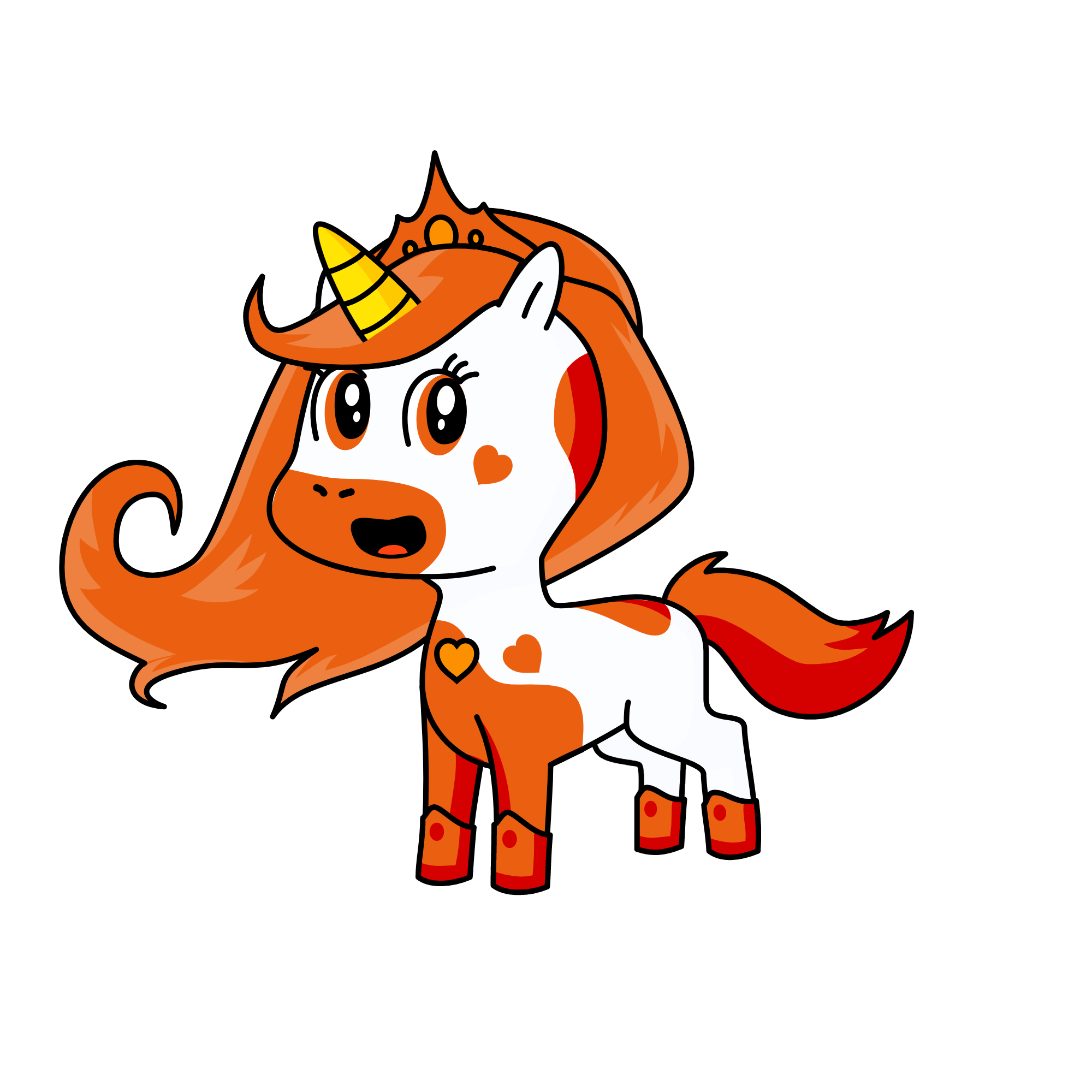 Rainbow 2, the unicorn