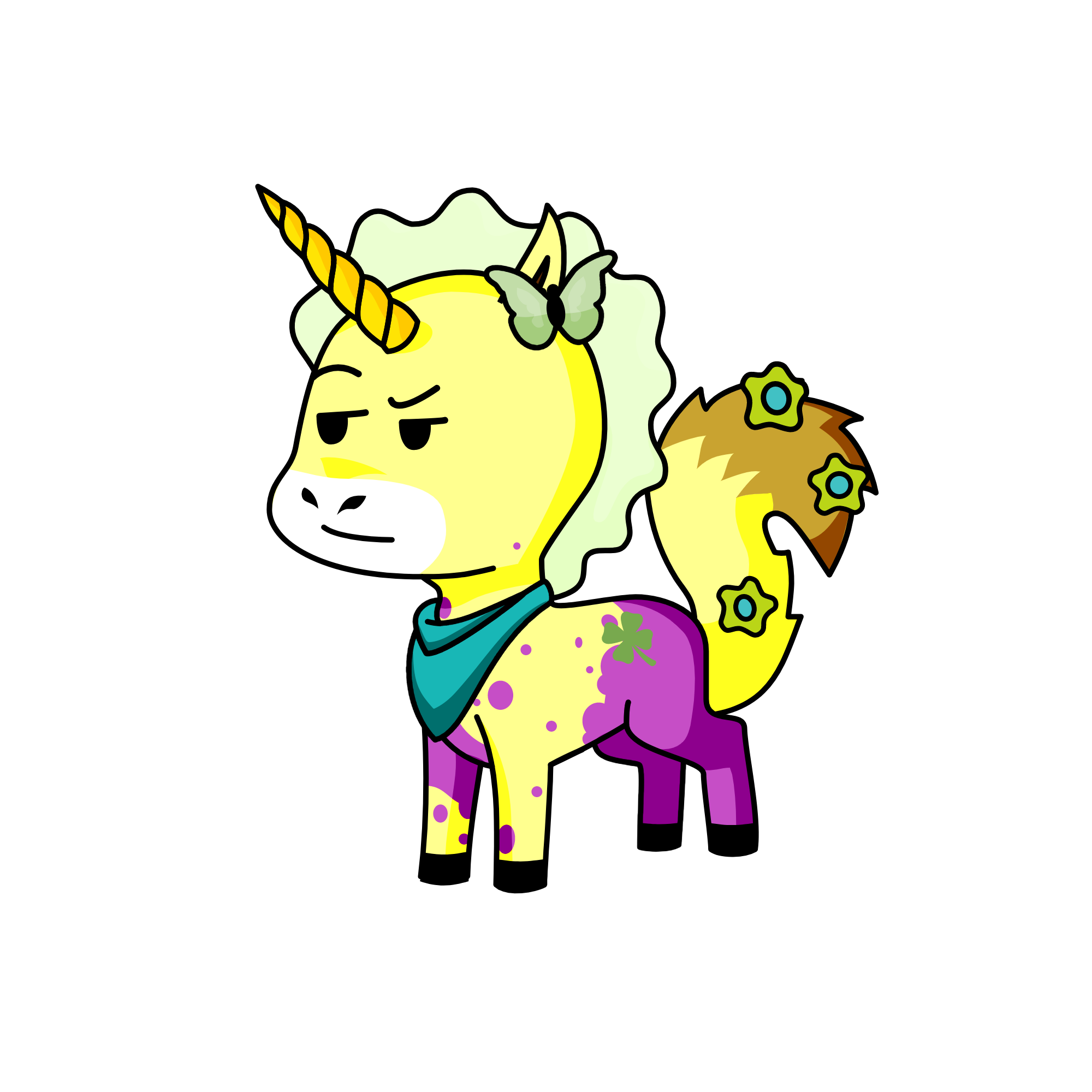 Bertram W(r)inkle, the unicorn