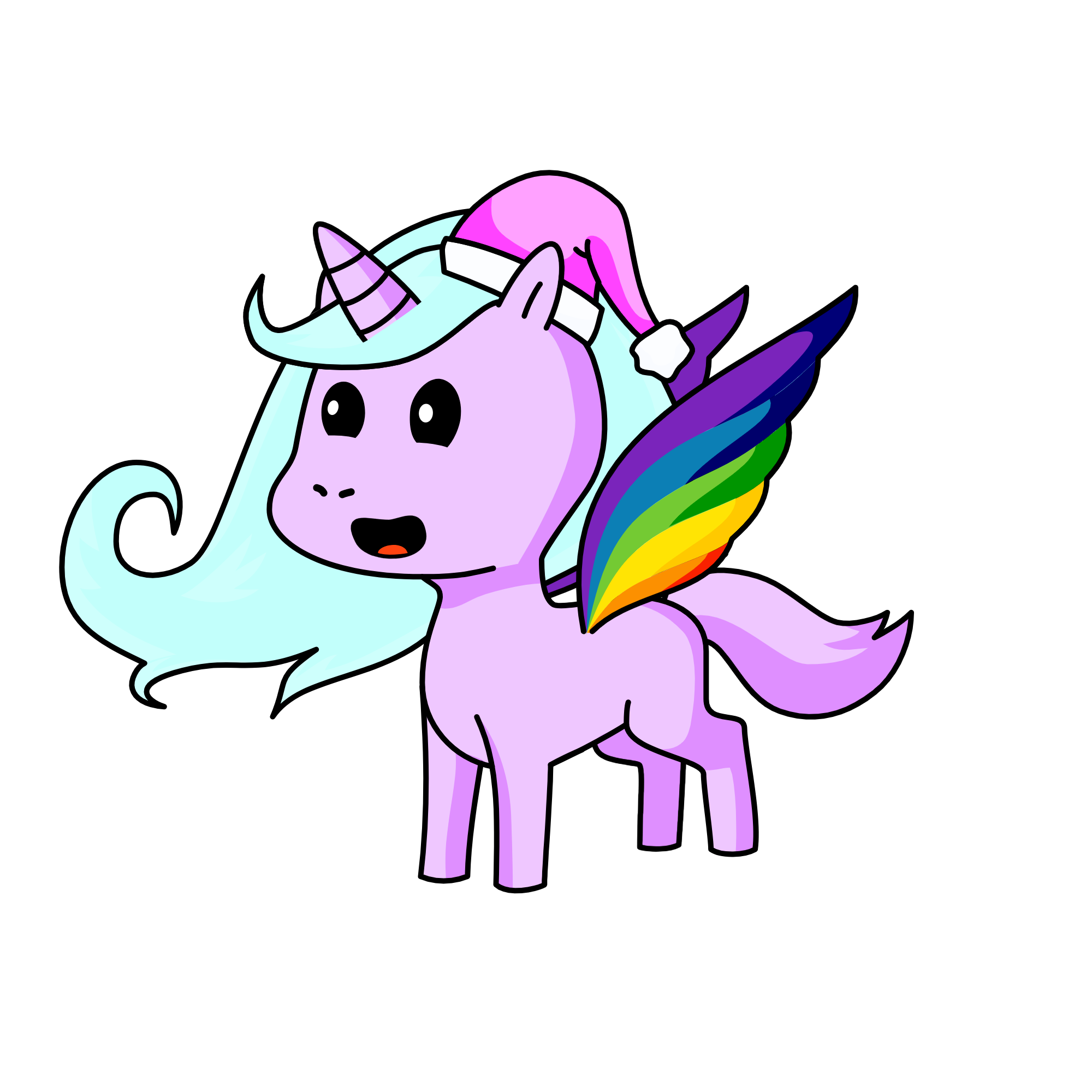 Ella(Santas unicorn helper), the unicorn