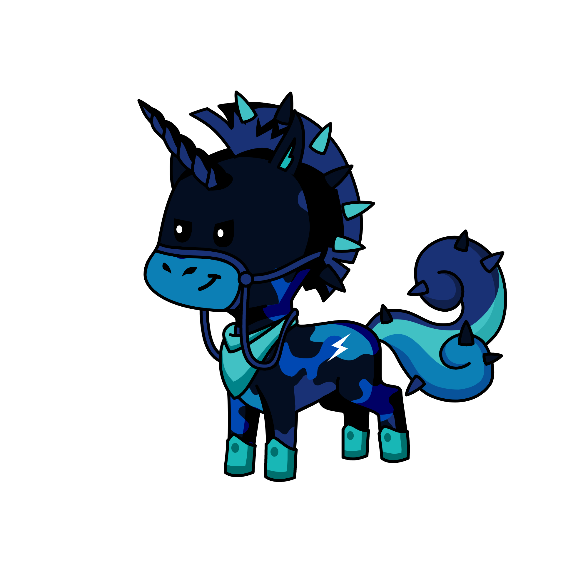 Bluesess, the unicorn