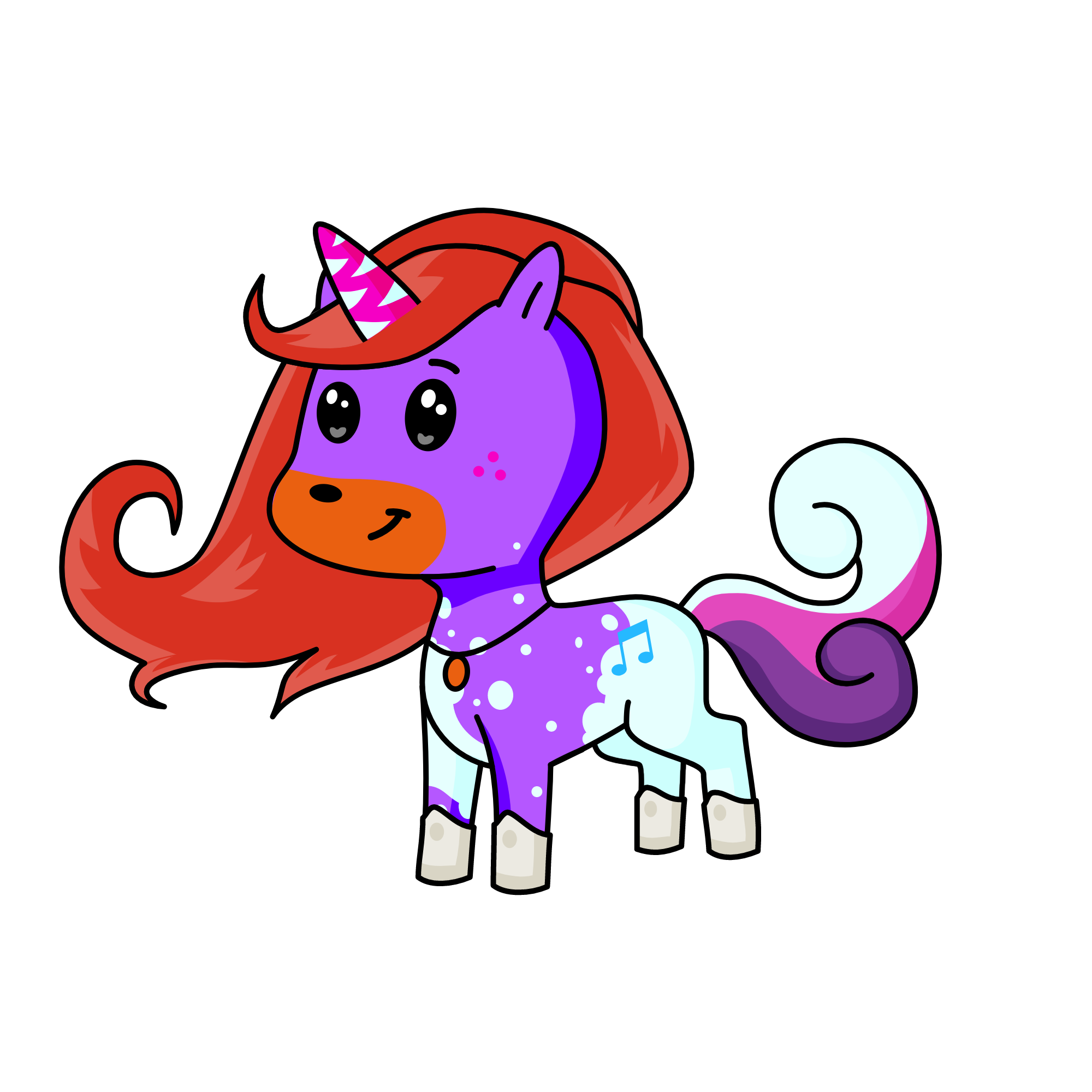 mally, the unicorn