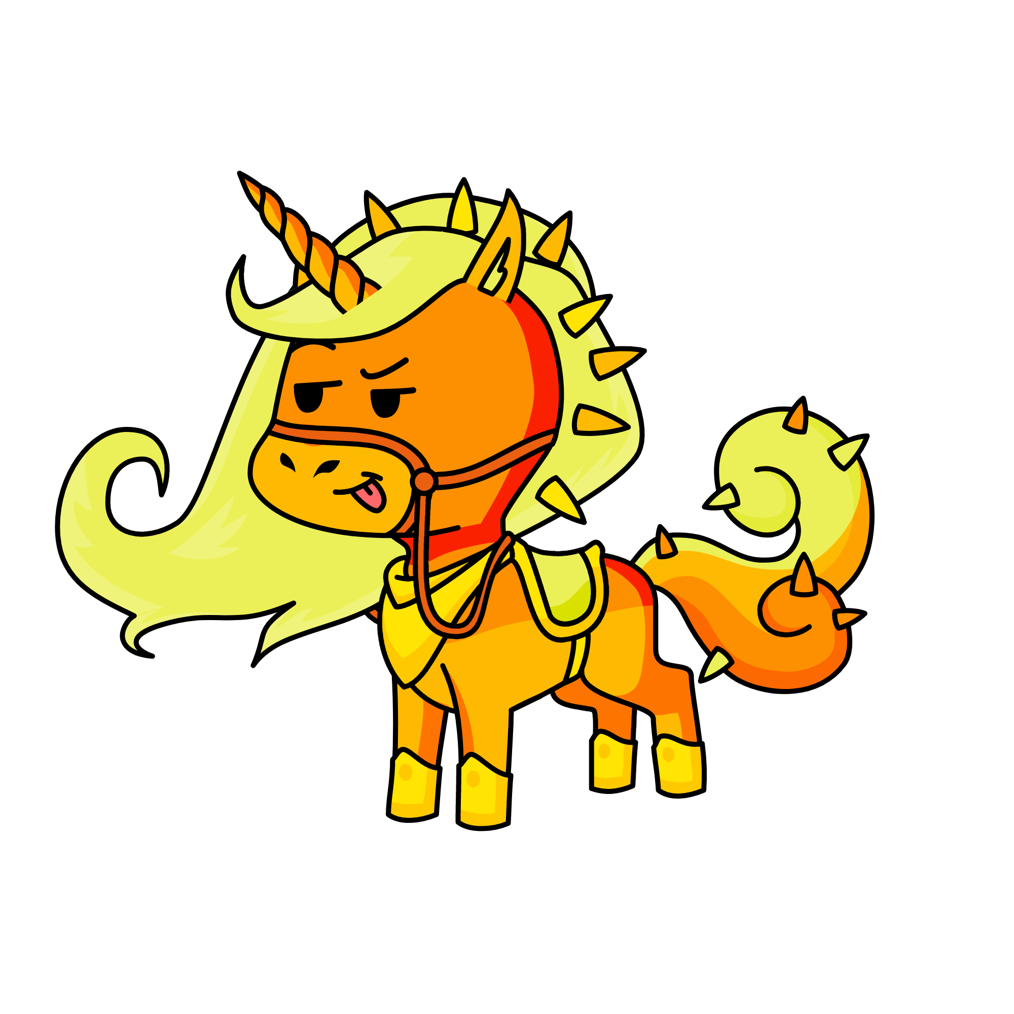 Fire Ball, the unicorn