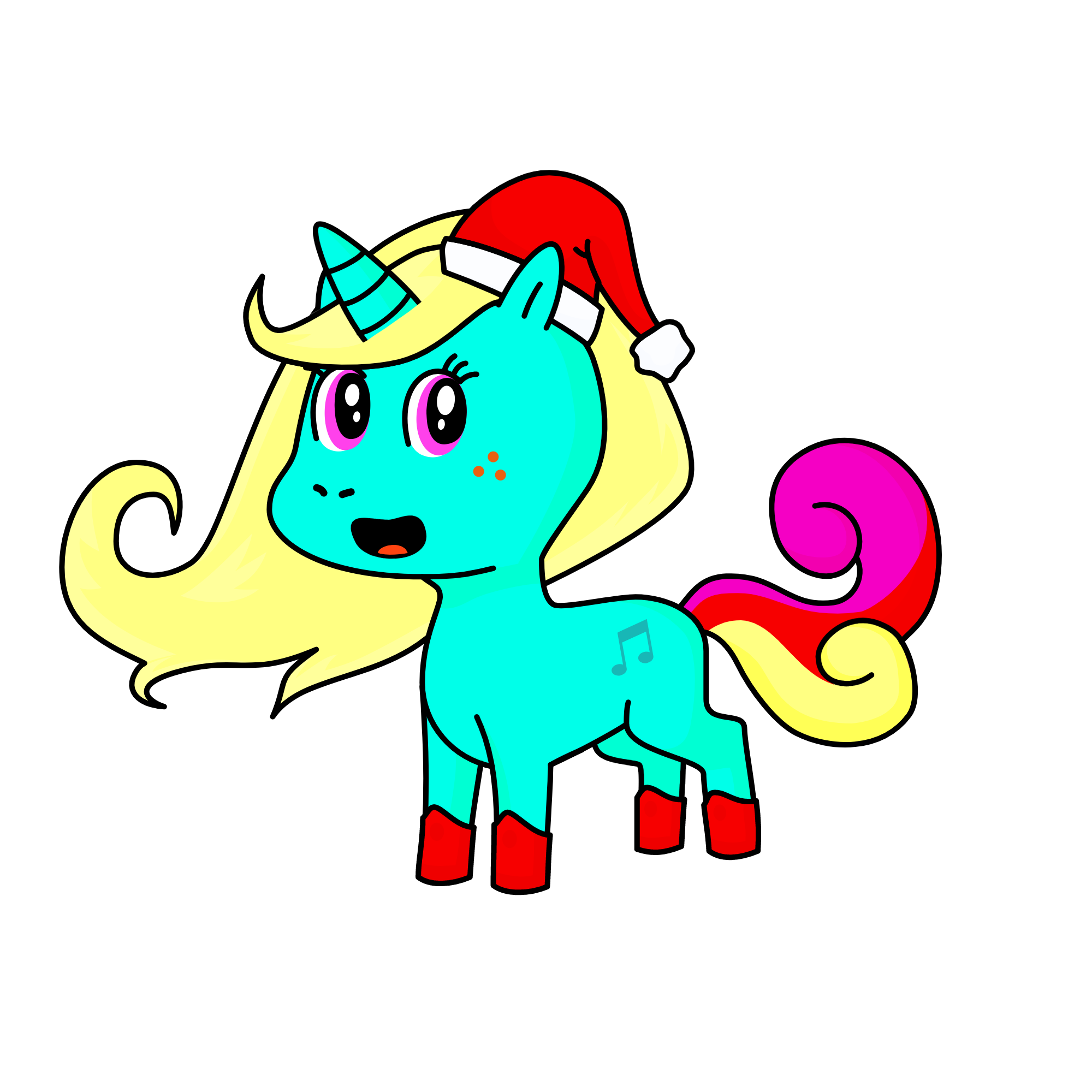 Pella, the unicorn