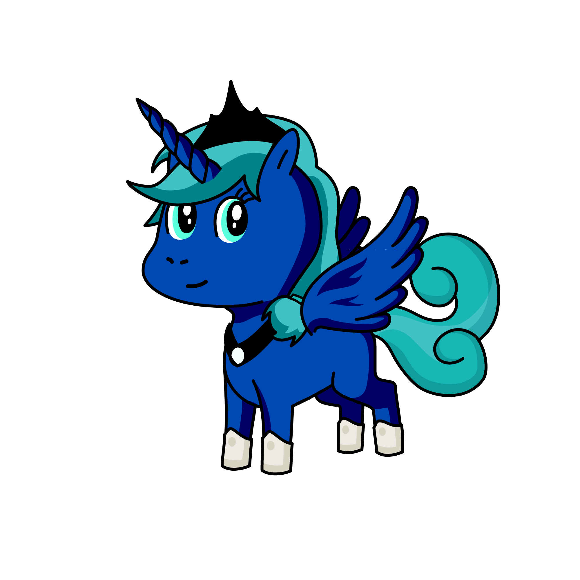 baby princess luna, the unicorn