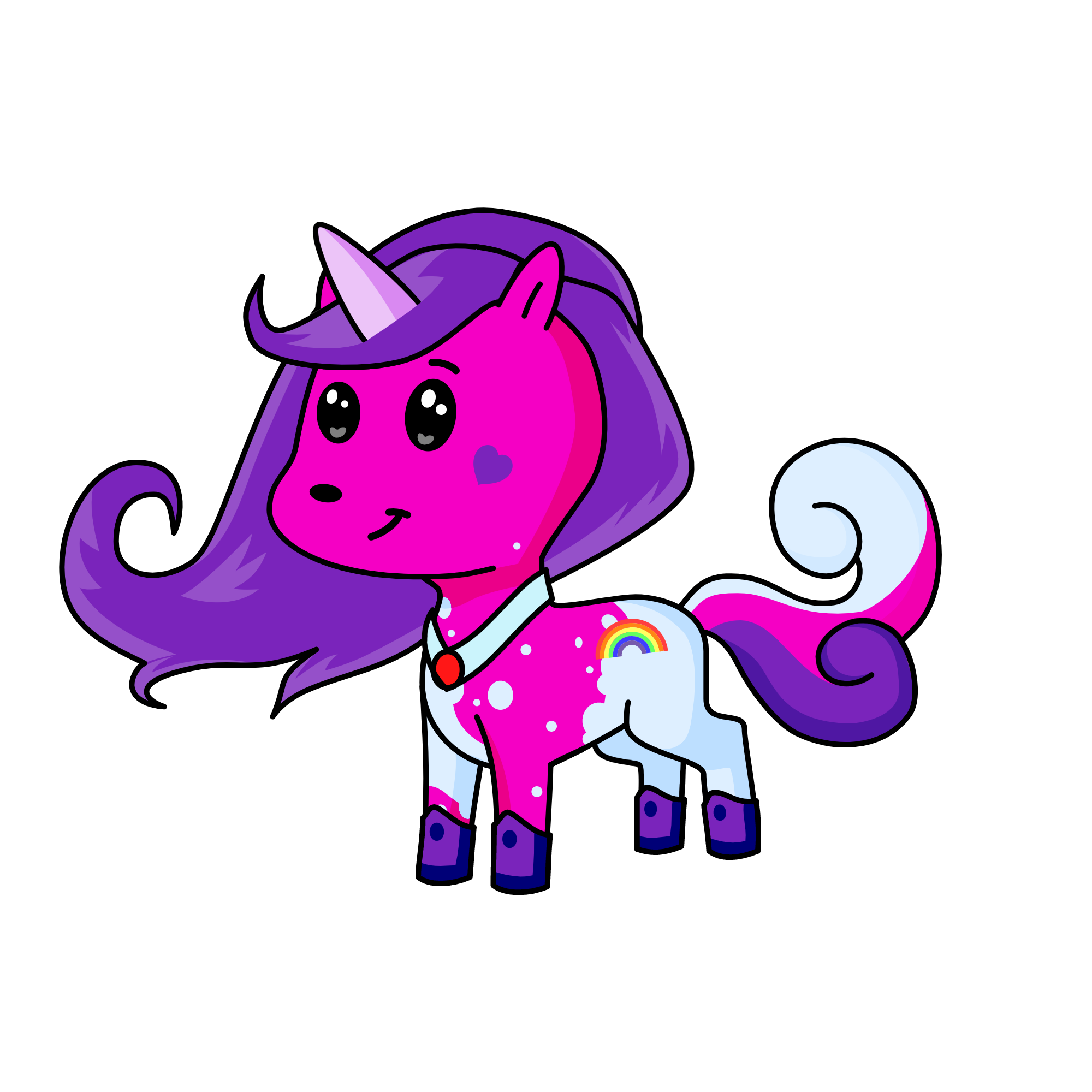 butonn, the unicorn