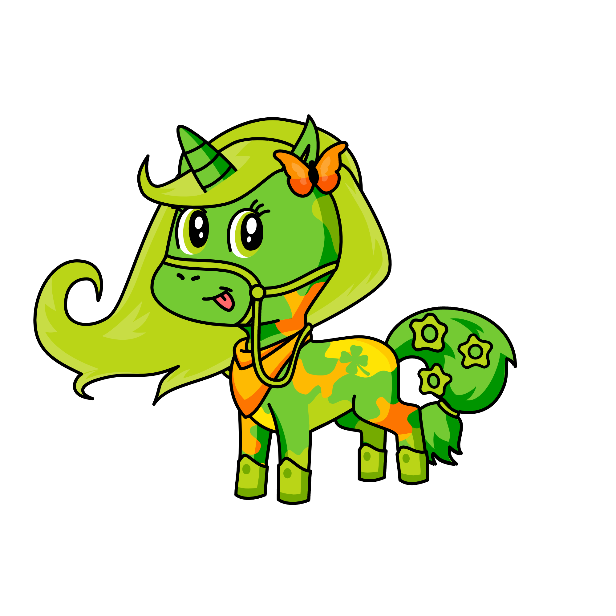 Bambi The Brave, the unicorn
