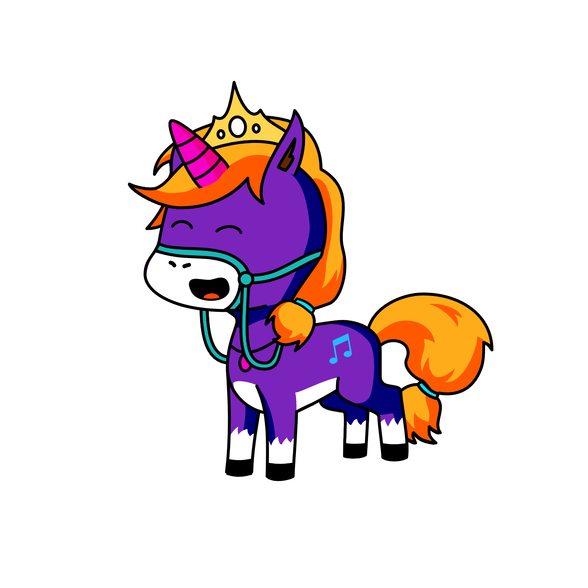 Cloud Friend, the unicorn