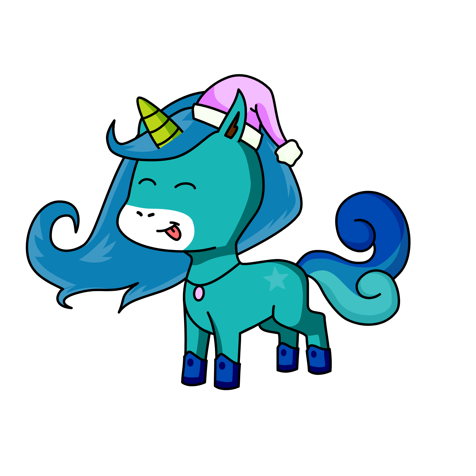 Sparkly Snow Star, the unicorn