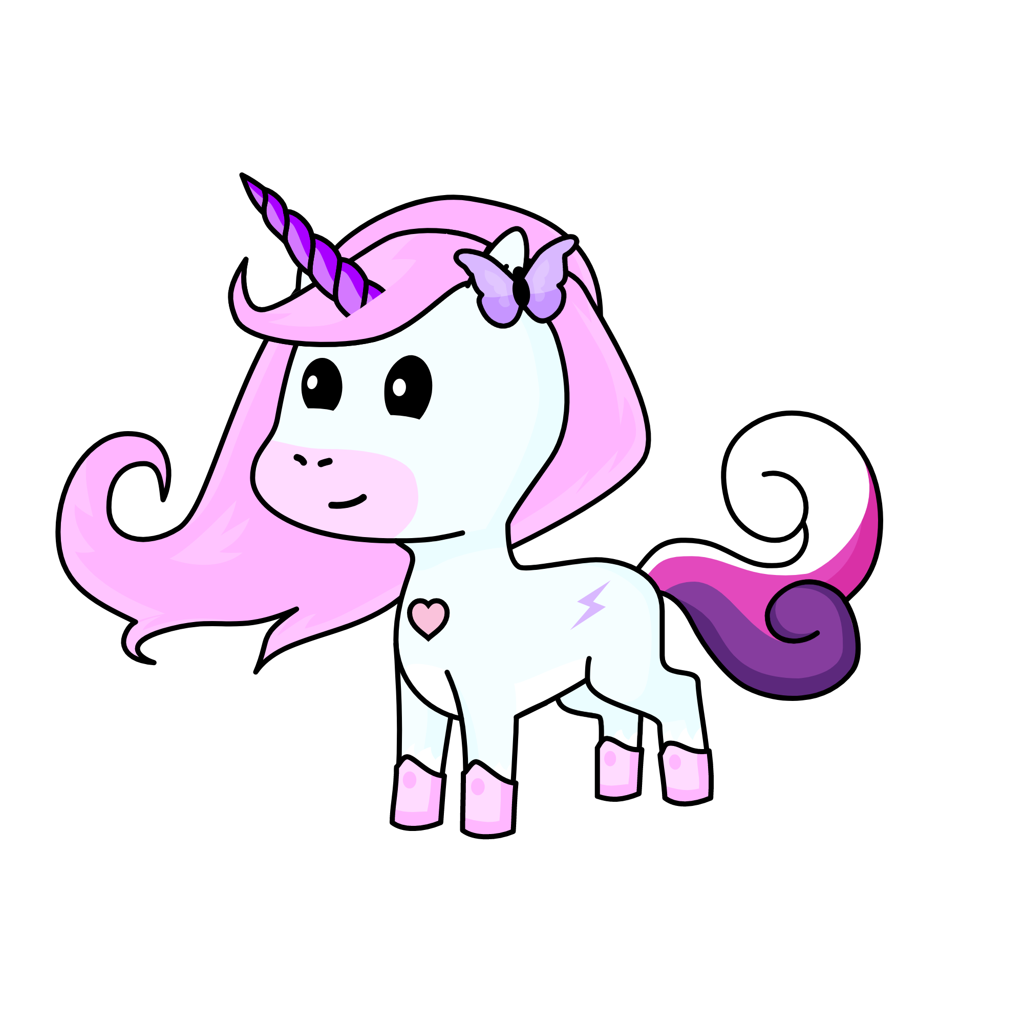 Flutter Potter, the unicorn