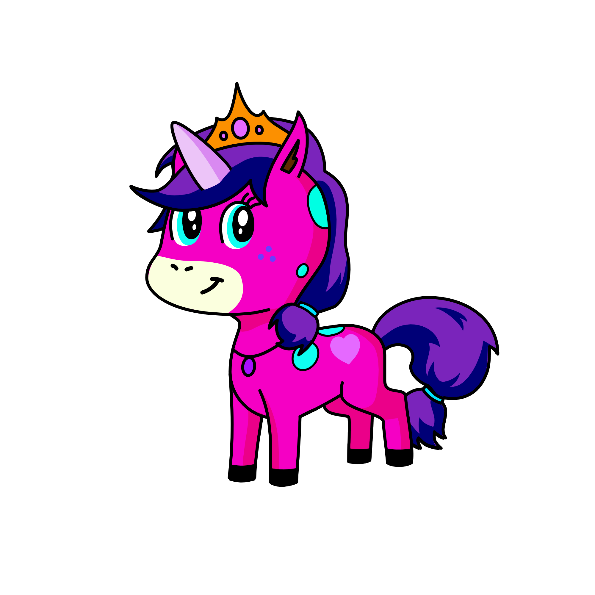 Light in Night, the unicorn