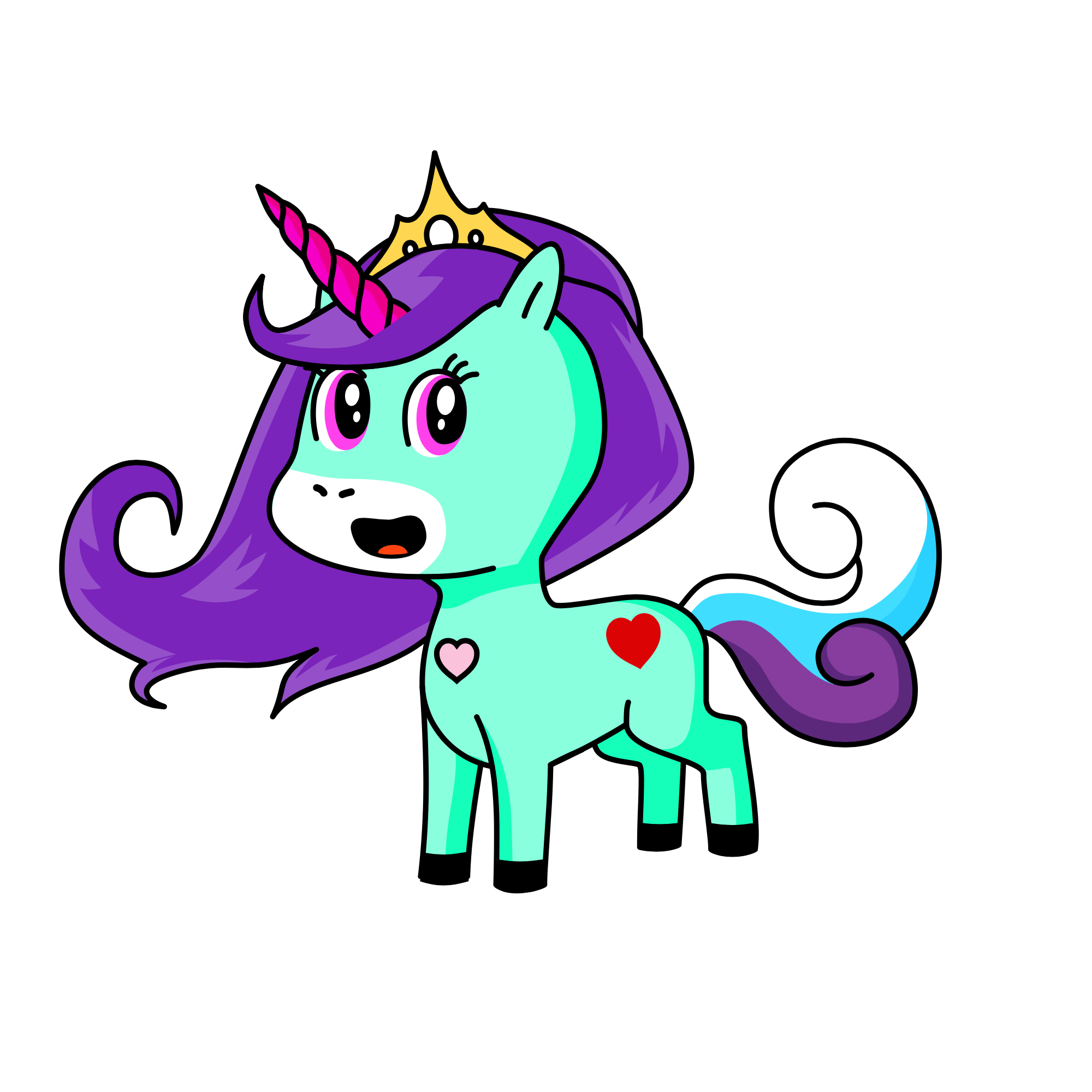 Katie the unicorn 🦄 , the unicorn