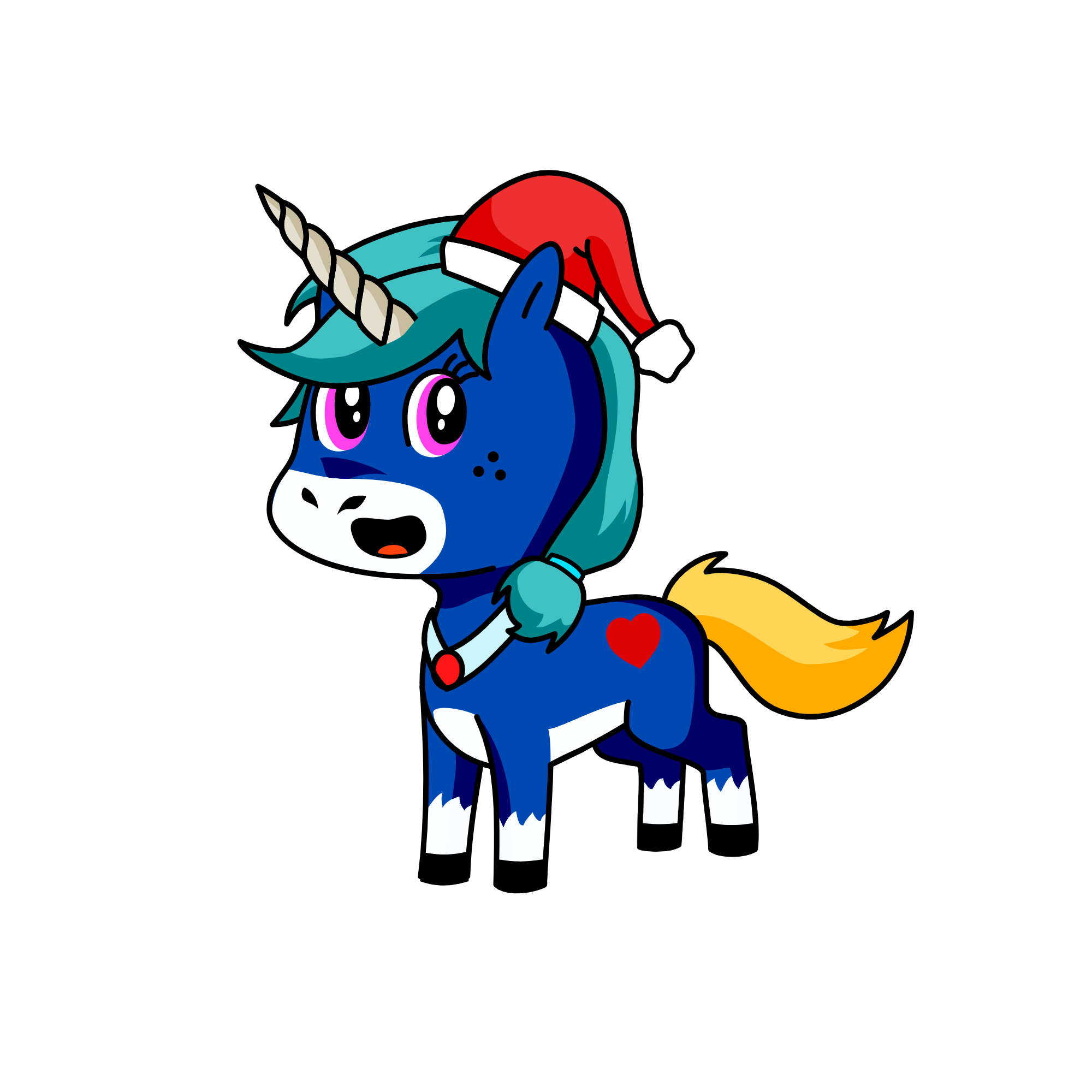 mistletoe, the unicorn