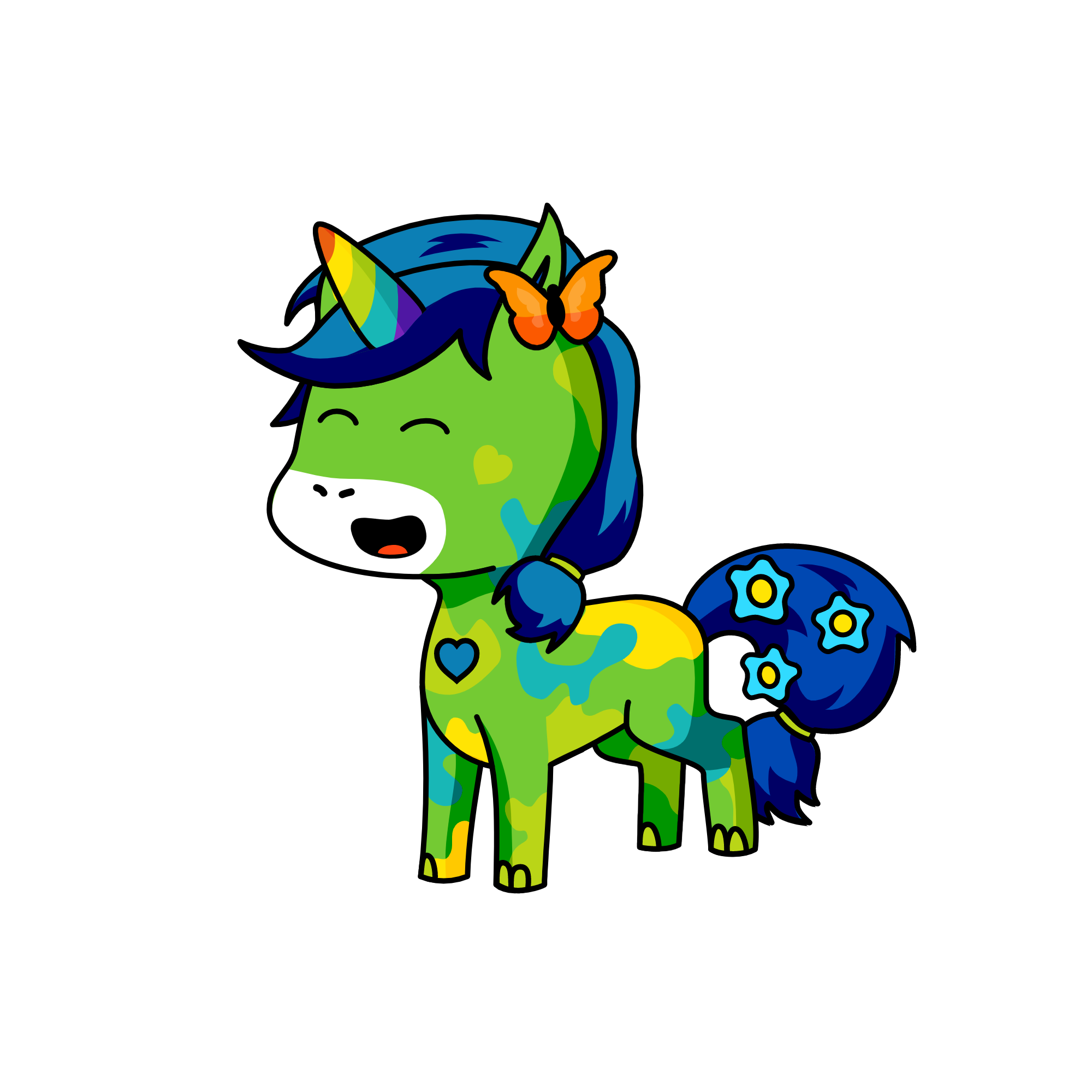 Blossom, the unicorn