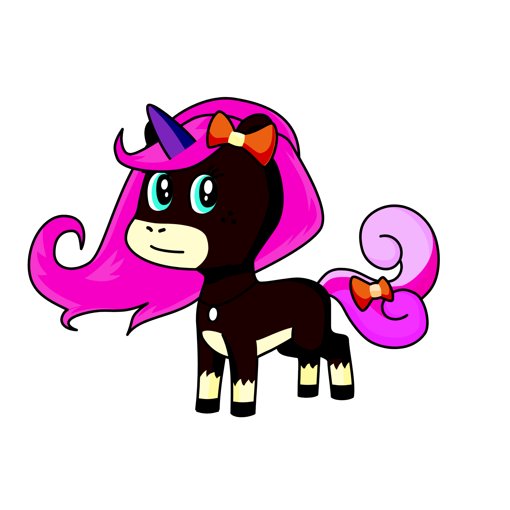 Moon minnie, the unicorn