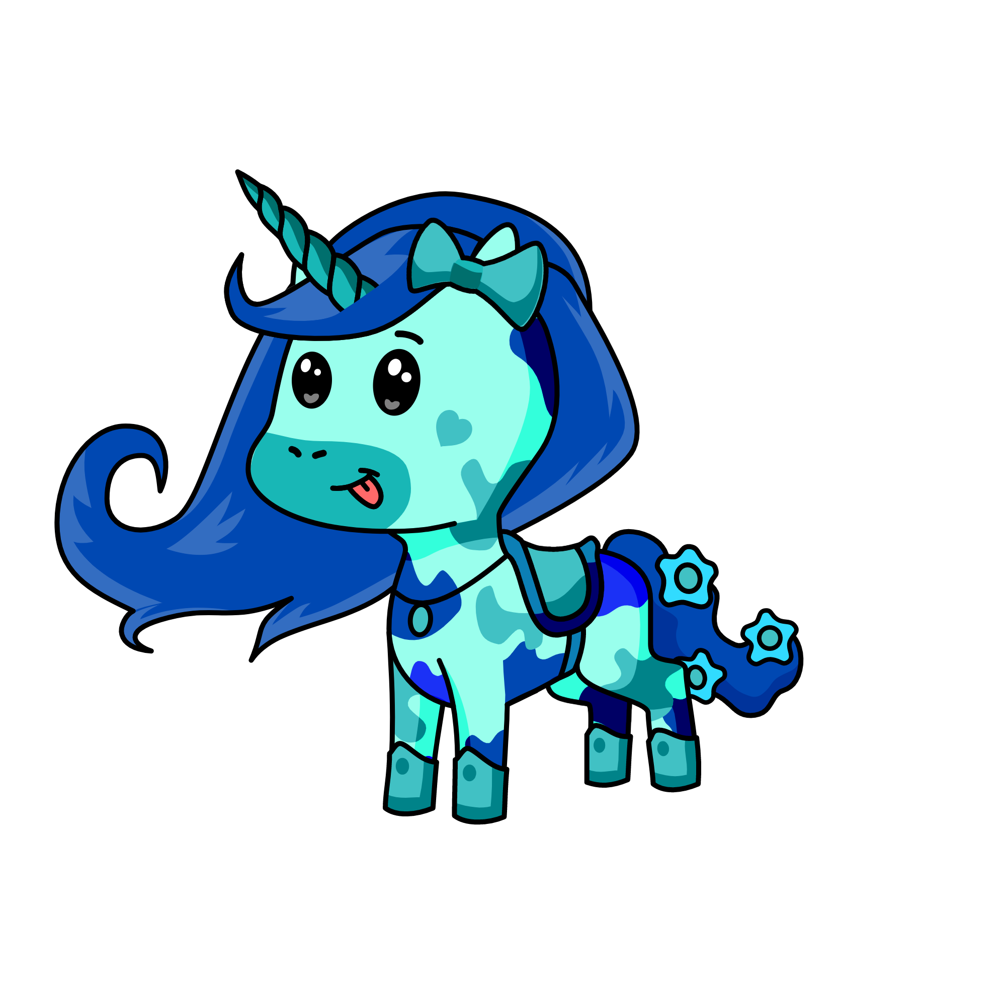 buleberry, the unicorn