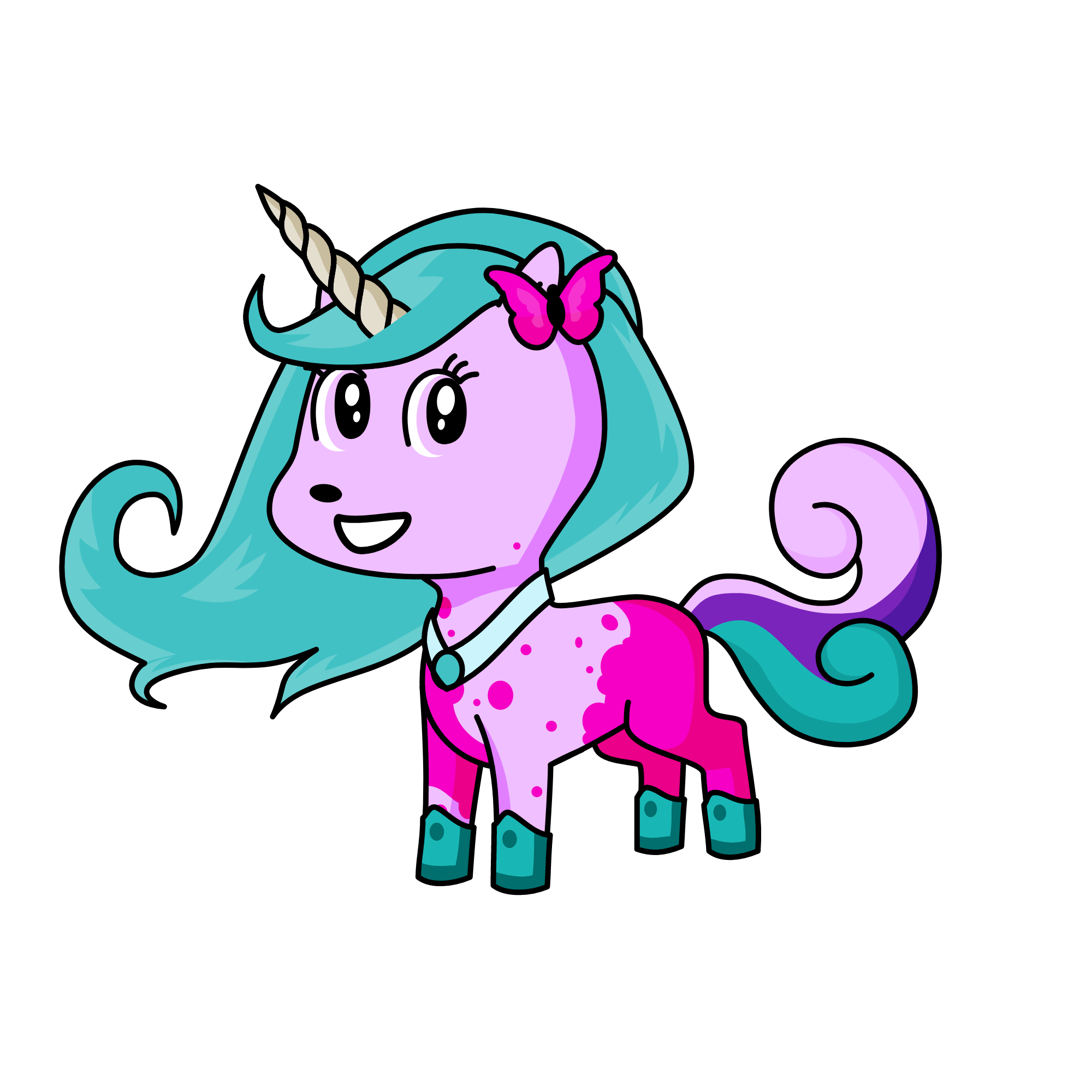 True, the unicorn
