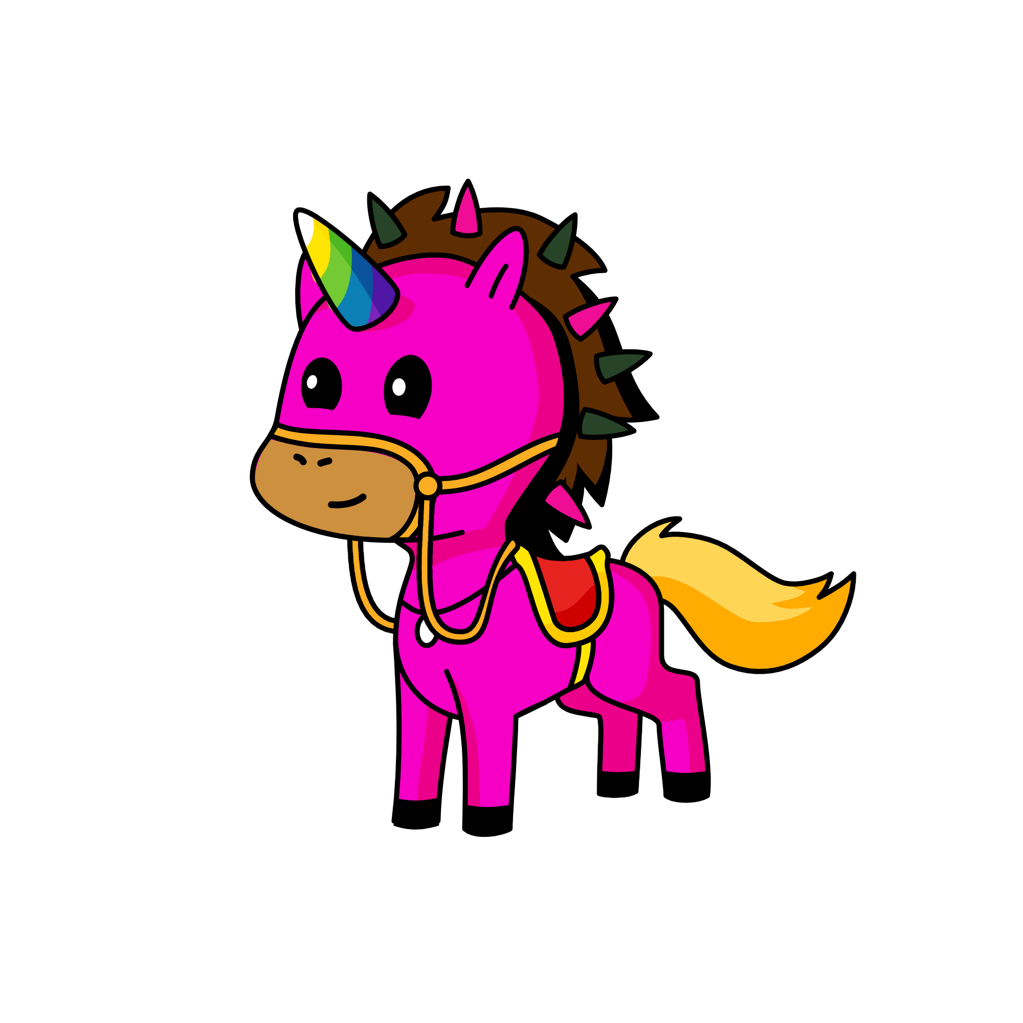 cool dude dash, the unicorn