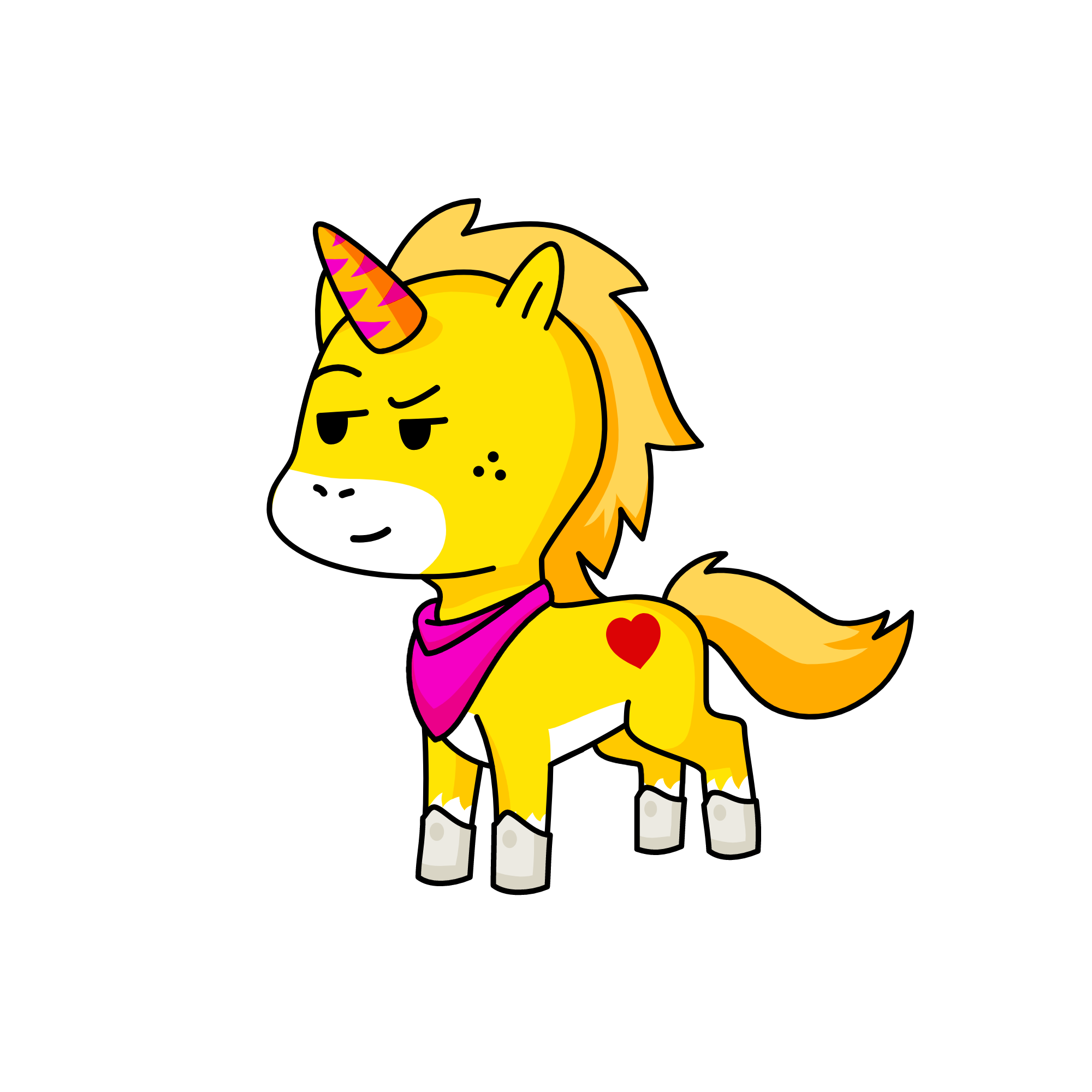 sunshine dude, the unicorn