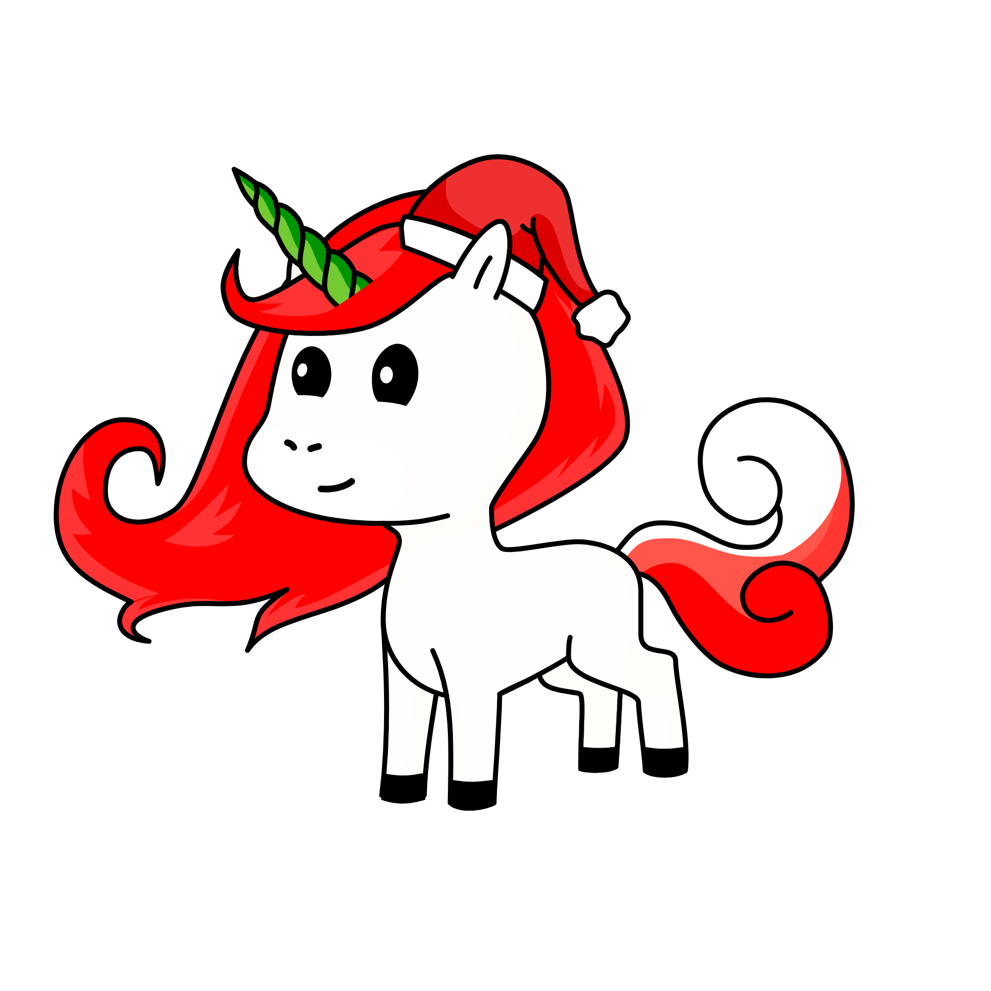Merry Christmas, the unicorn